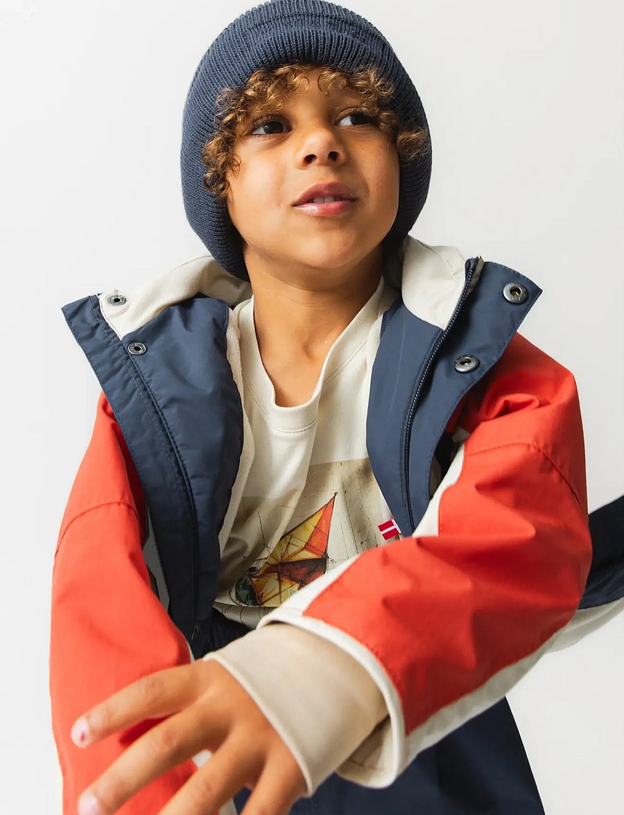 MINI A TURE - MATVALON fleece lined jacket. GRS - leichte jacken - paprika red col. b. - 5