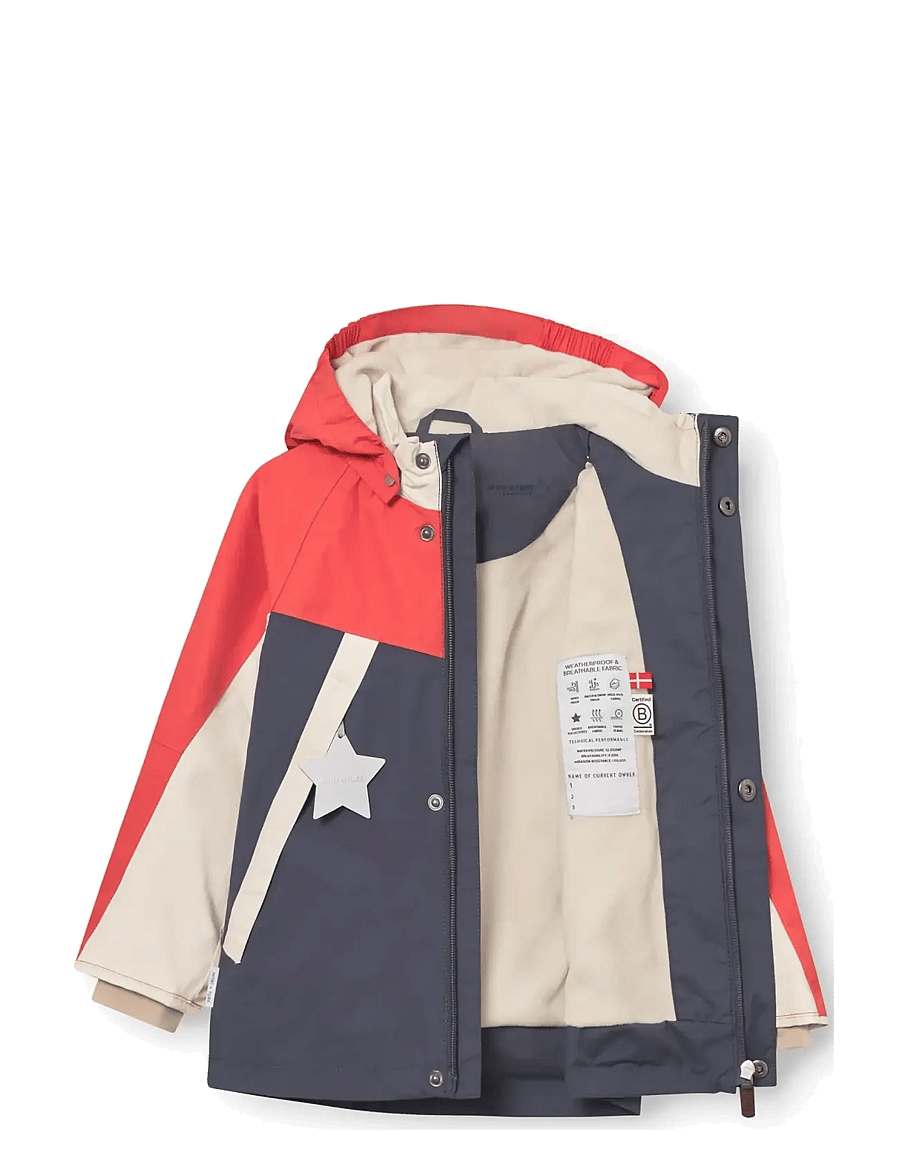 MINI A TURE - MATVALON fleece lined jacket. GRS - leichte jacken - paprika red col. b. - 3