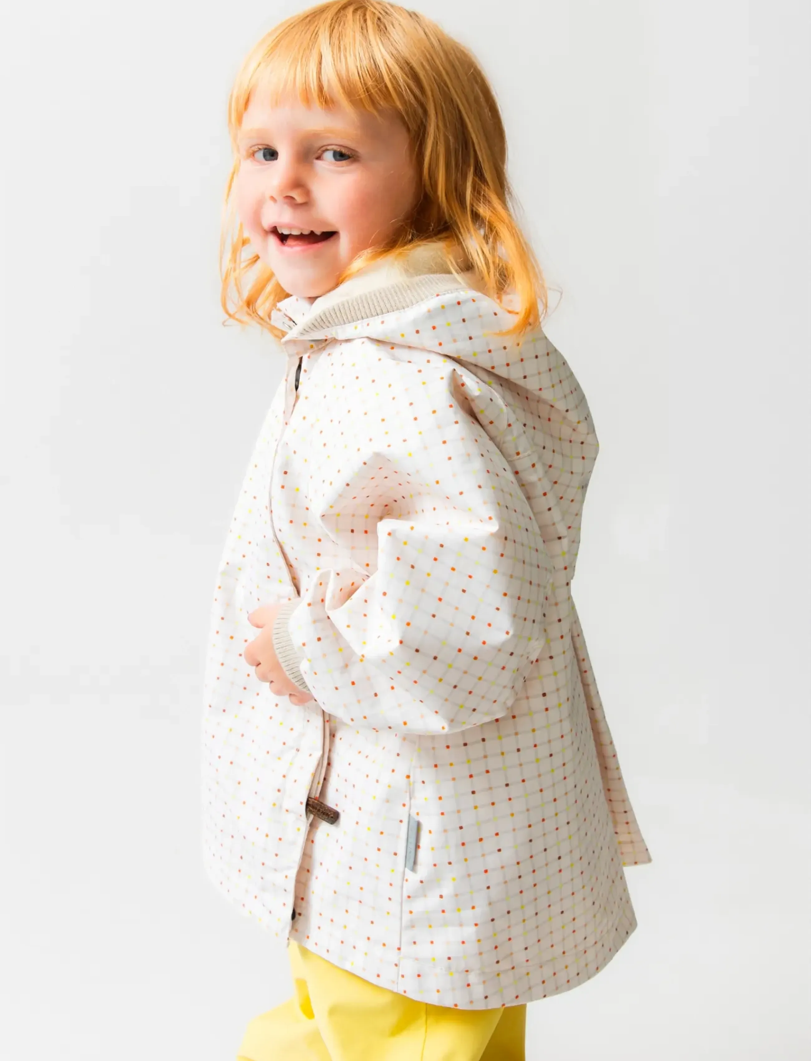 MINI A TURE - MATWIAMI fleece lined jacket. GRS - leichte jacken - print crayon grid - 5