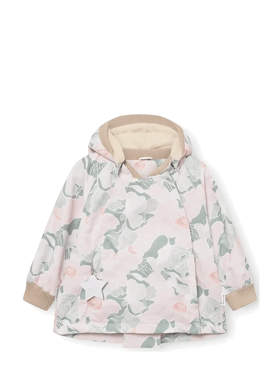 MINI A TURE - MATWIAMI fleece lined jacket. GRS - leichte jacken - print petal topography - 1