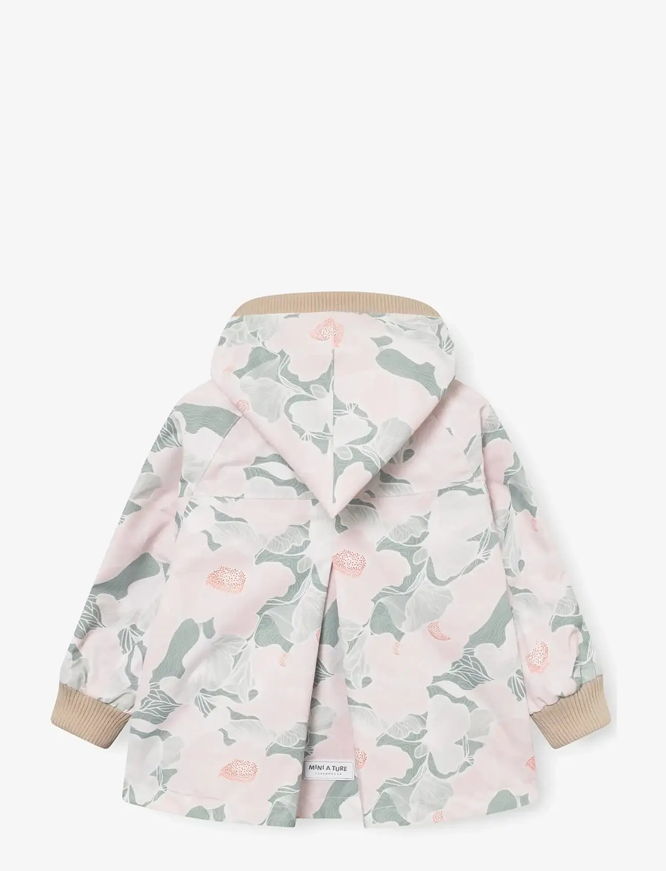 MINI A TURE - MATWIAMI fleece lined jacket. GRS - Õhukesed joped - print petal topography - 2
