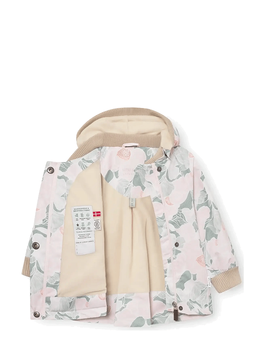 MINI A TURE - MATWIAMI fleece lined jacket. GRS - leichte jacken - print petal topography - 3