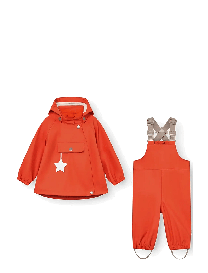 MINI A TURE - MATWAINIS rain set. GRS - outdoor - paprika red - 1