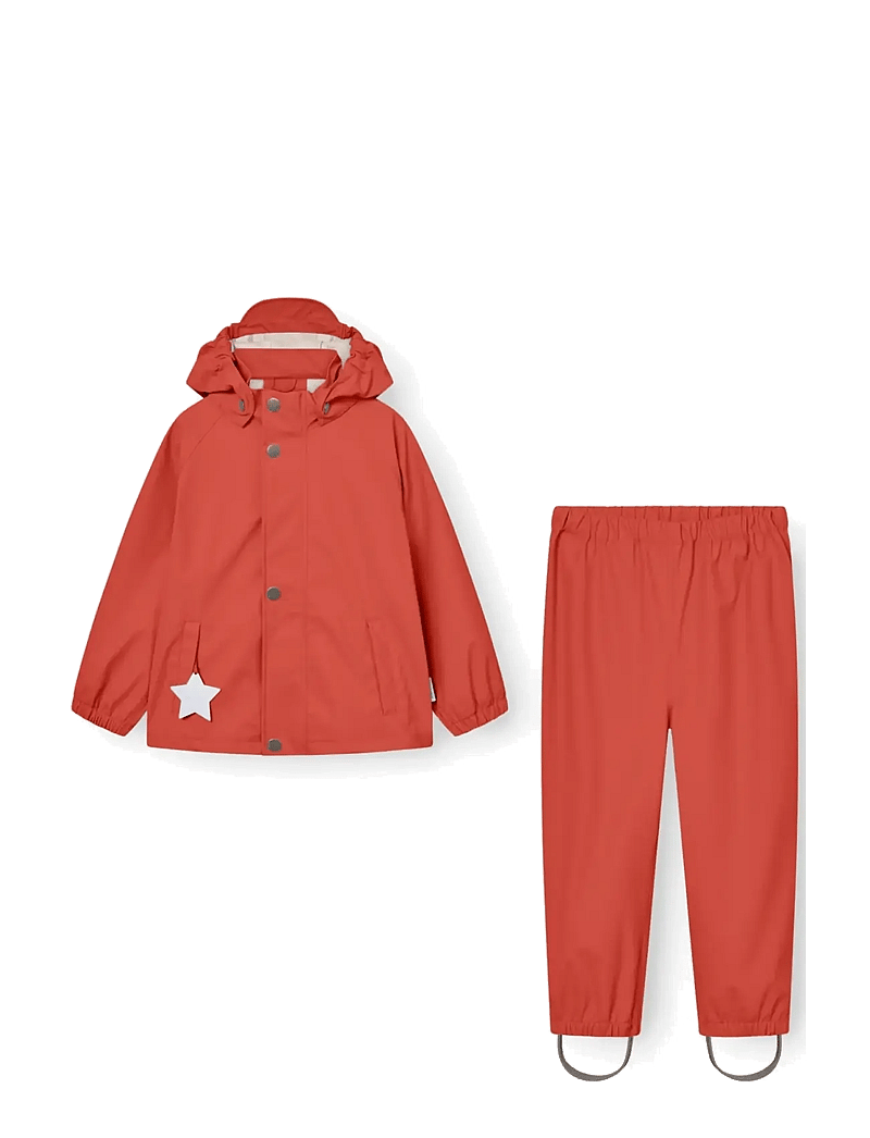 MINI A TURE - MATREINAR rain set. GRS - overtøj - paprika red - 0