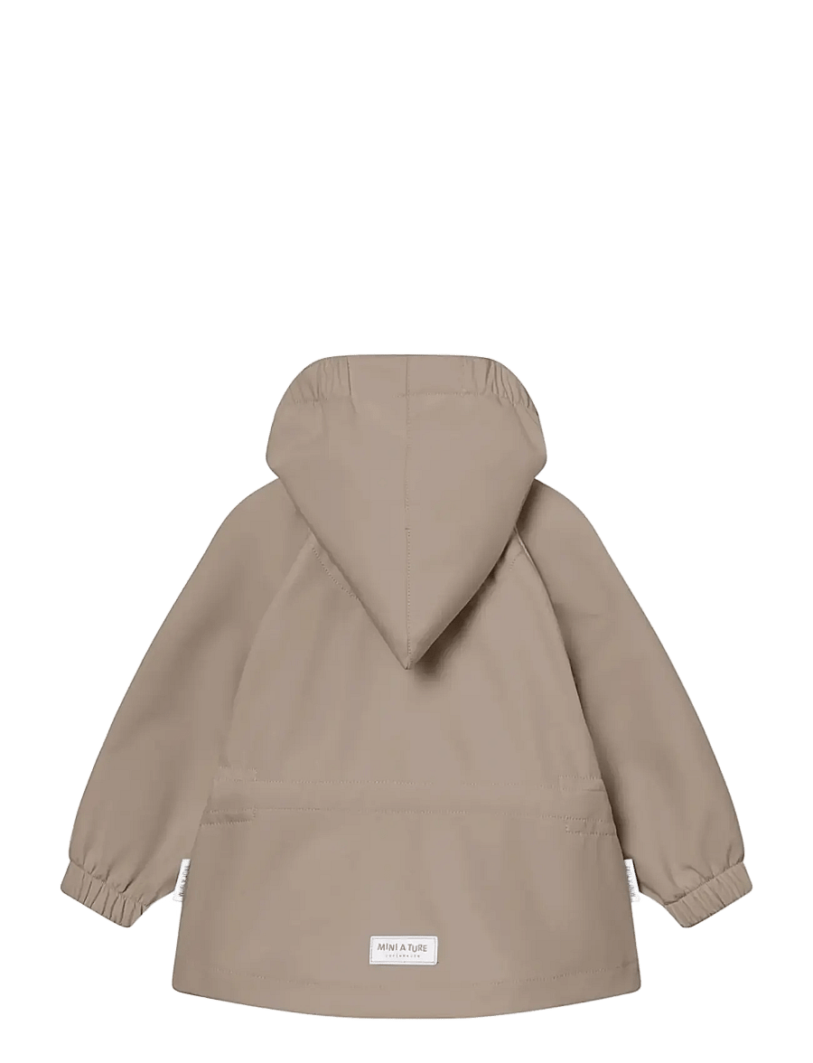 MINI A TURE - MATWAI softshell jacket. GRS - softshell jackets - grey brown - 1
