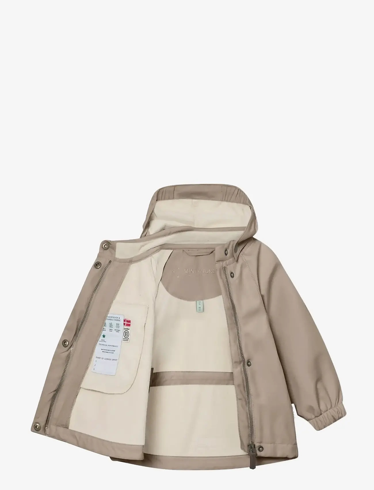 MINI A TURE - MATWAI softshell jacket. GRS - softshell jakker - grey brown - 2
