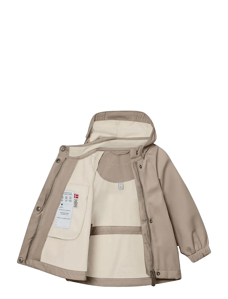 MINI A TURE - MATWAI softshell jacket. GRS - softshell jakker - grey brown - 2