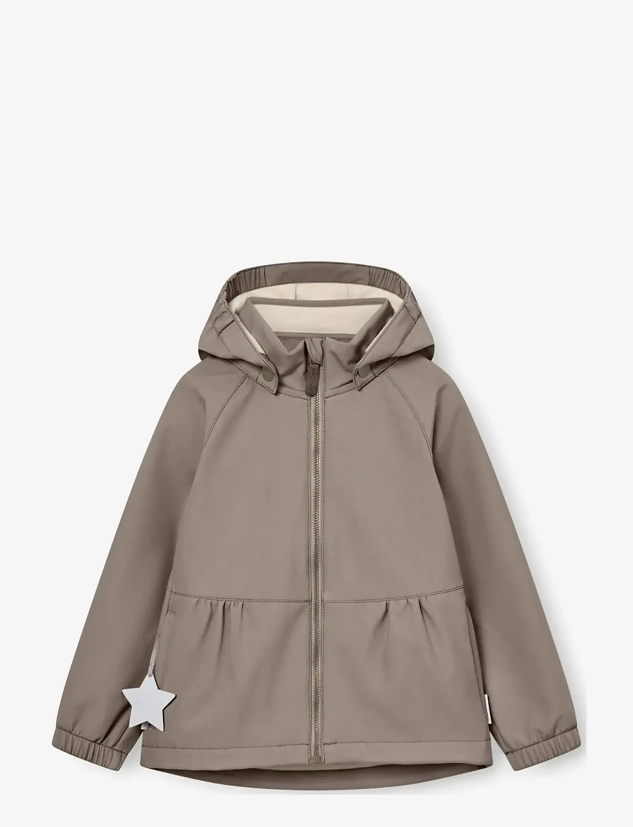 MINI A TURE - MATBRIDDI softshell jacket. GRS - softshelljackor - grey brown - 0