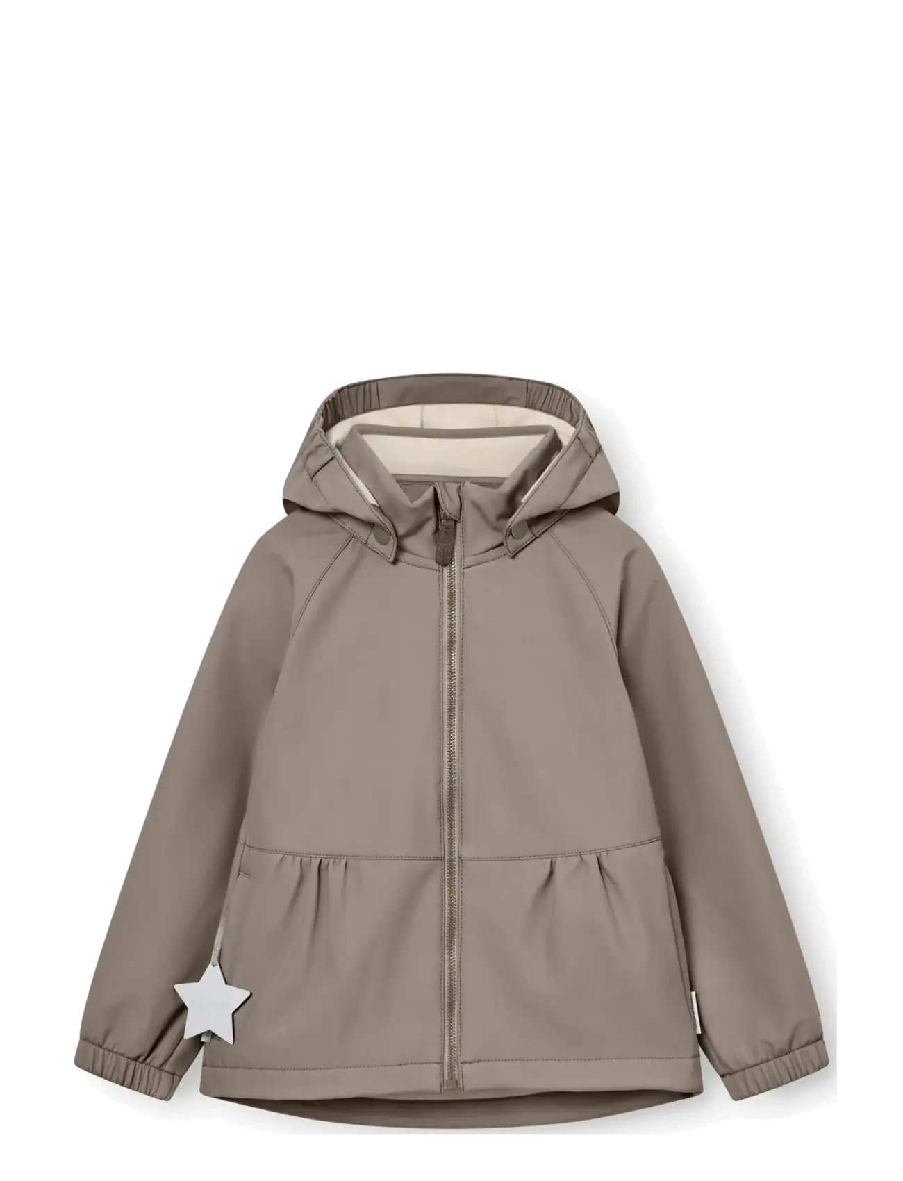 MINI A TURE MATBRIDDI softshell jacket. GRS - Softshells - GREY BROWN / brown