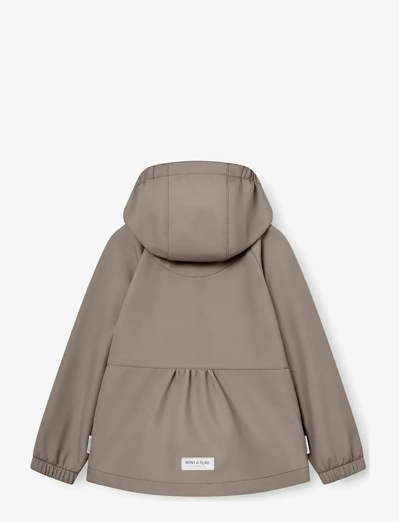 MINI A TURE - MATBRIDDI softshell jacket. GRS - softshelljackor - grey brown - 1