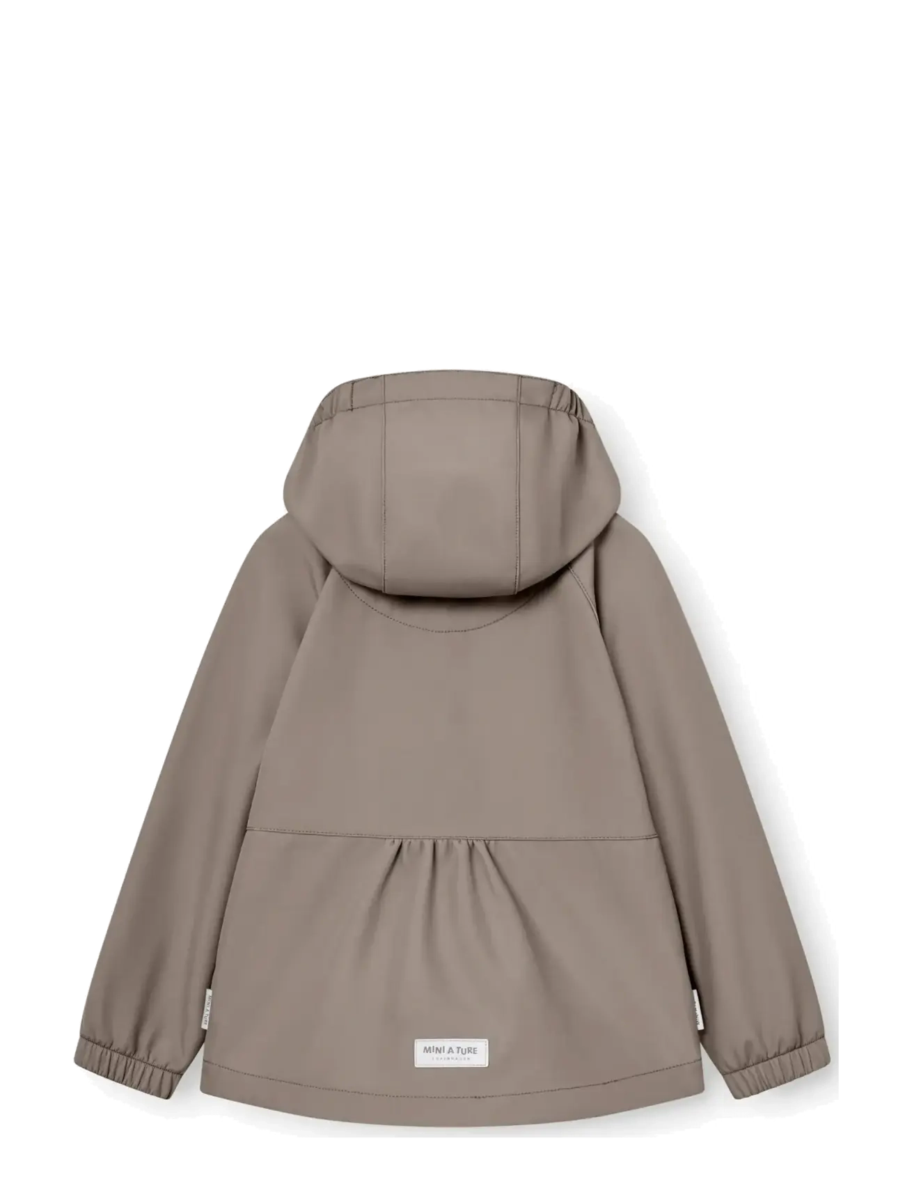 MINI A TURE - MATBRIDDI softshell jacket. GRS - softshell jackets - grey brown - 1