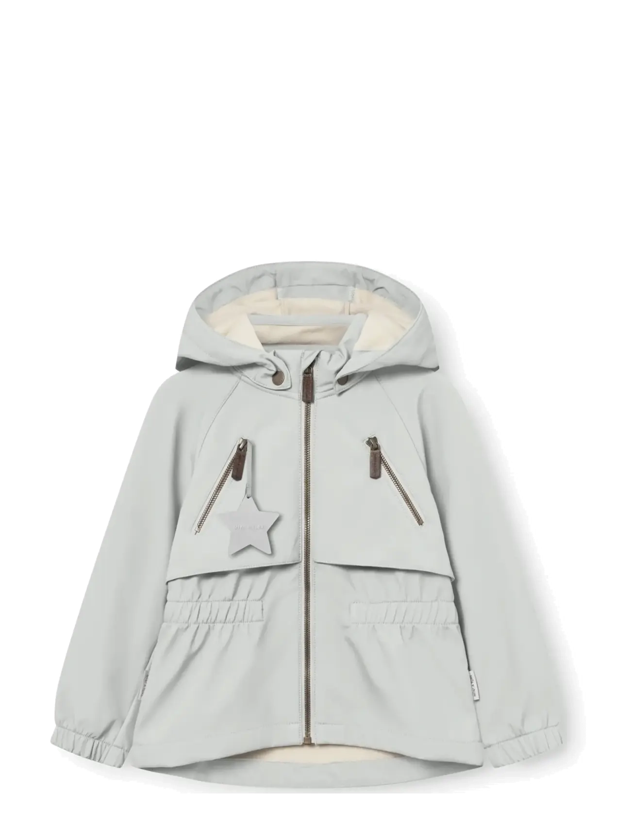MINI A TURE MATALGEA softshell jacket. GRS - Shop by age - FROSTED MINT / grey