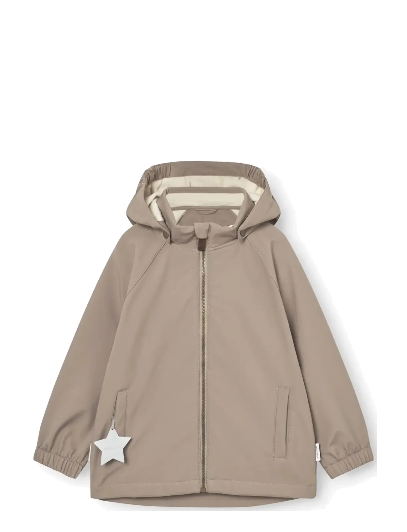 MINI A TURE MATADEN softshell jacket. GRS - Softshells - GREY BROWN / brown