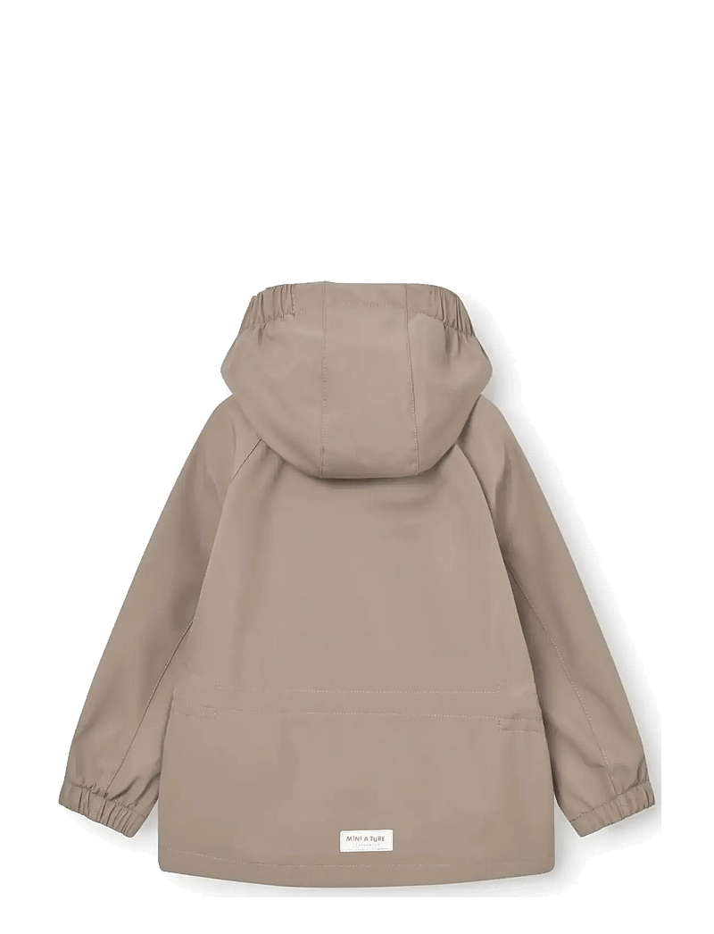 MINI A TURE - MATADEN softshell jacket. GRS - softshell jakid - grey brown - 2