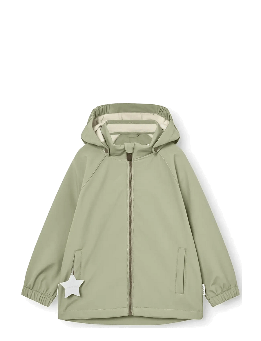 MINI A TURE - MATADEN softshell jacket. GRS - softshell-jackor - tea green - 0