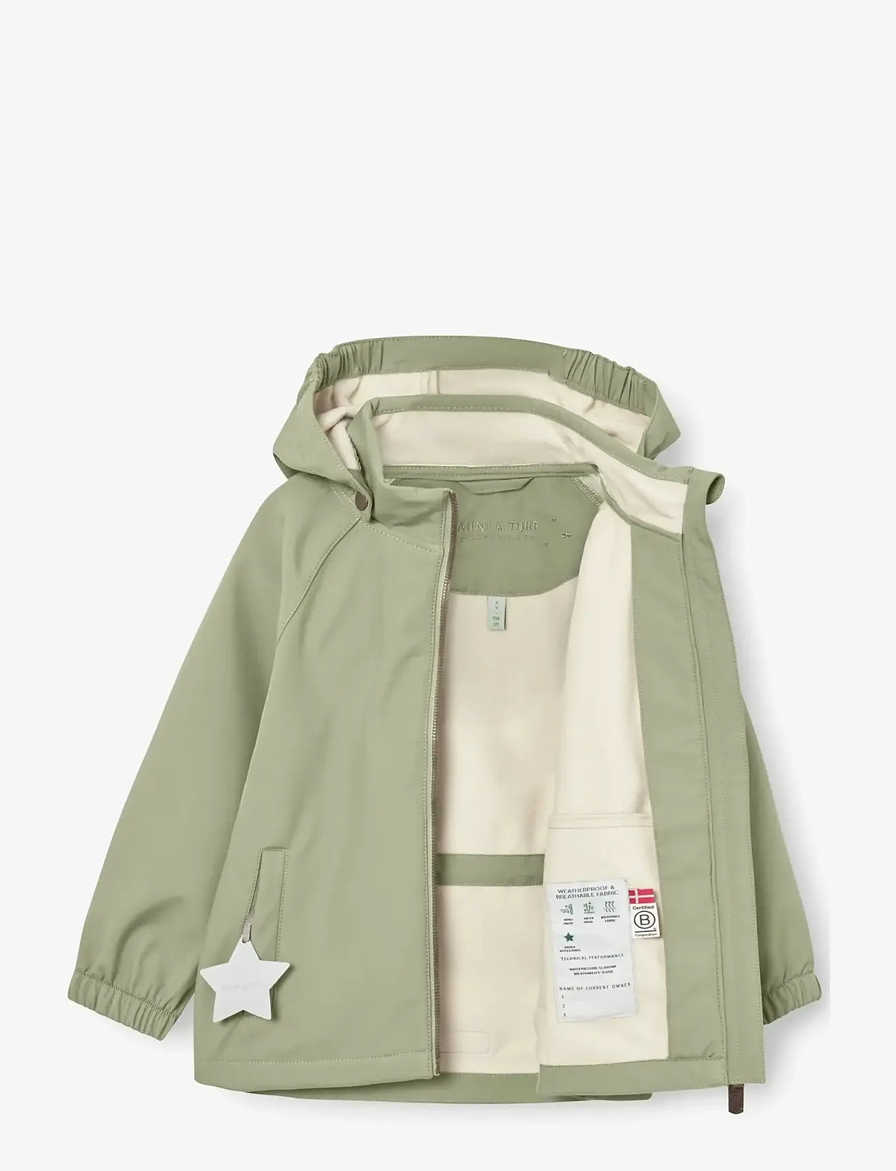 MINI A TURE - MATADEN softshell jacket. GRS - softshelljackor - tea green - 2