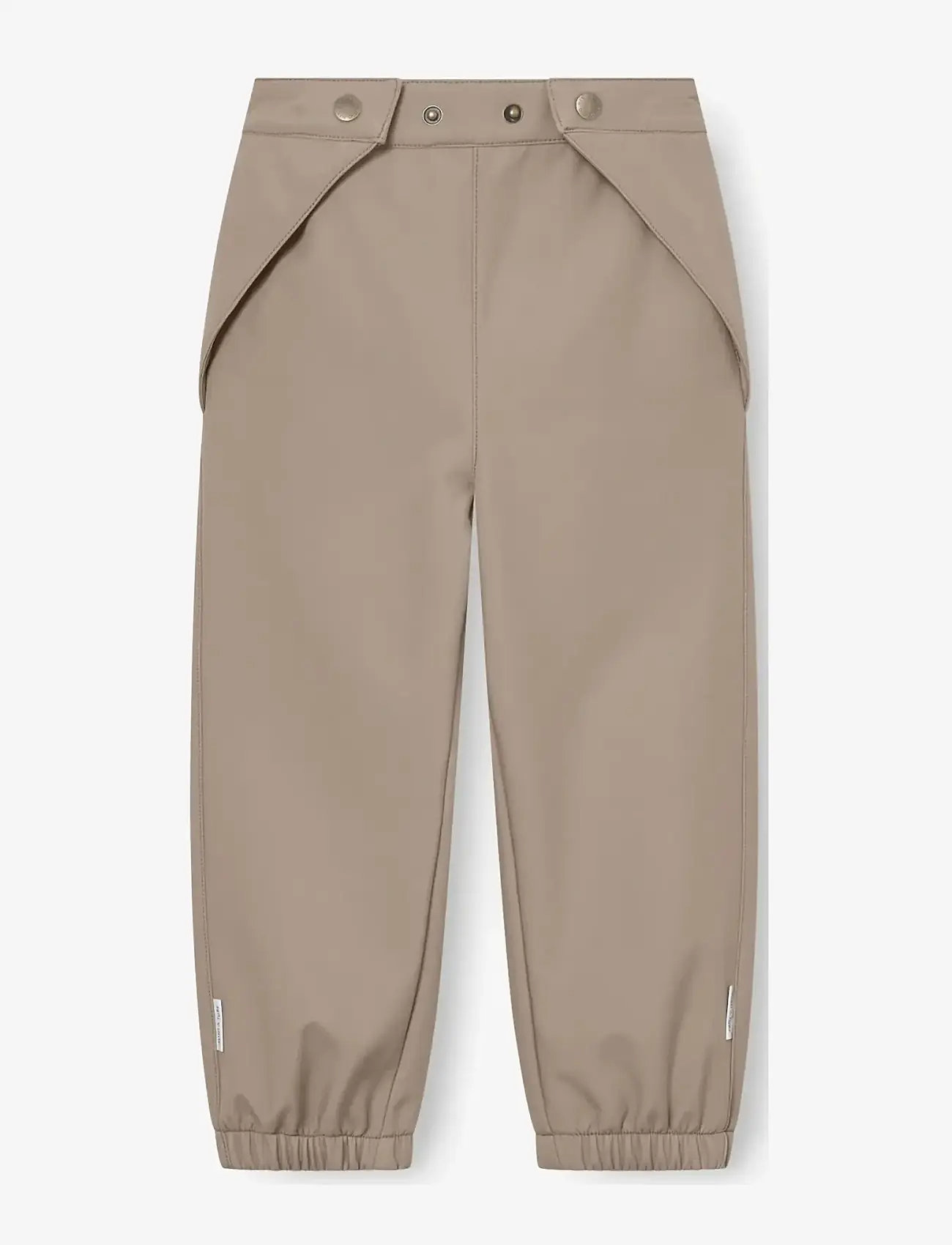 MINI A TURE - MATAIANO softshell pants. GRS - babyhosen - grey brown - 1