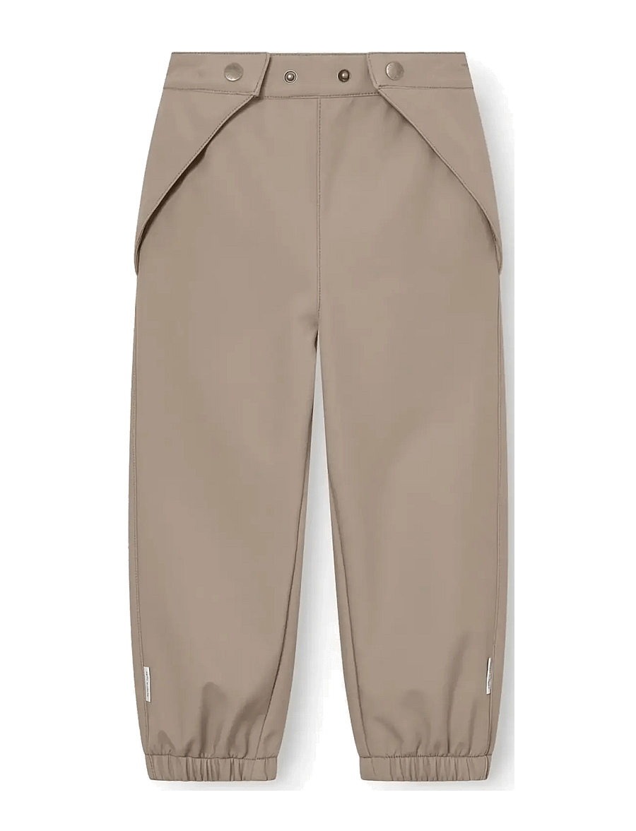 MINI A TURE - MATAIANO softshell pants. GRS - softshellbyxor - grey brown - 1