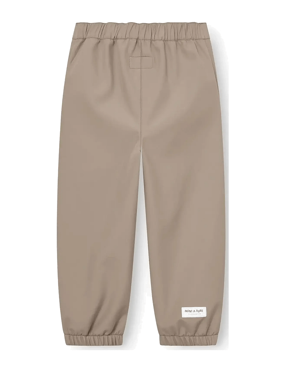 MINI A TURE - MATAIANO softshell pants. GRS - softshellbyxor - grey brown - 2