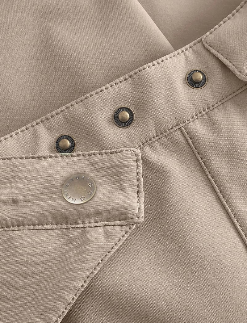 MINI A TURE - MATAIANO softshell pants. GRS - babyhosen - grey brown - 4