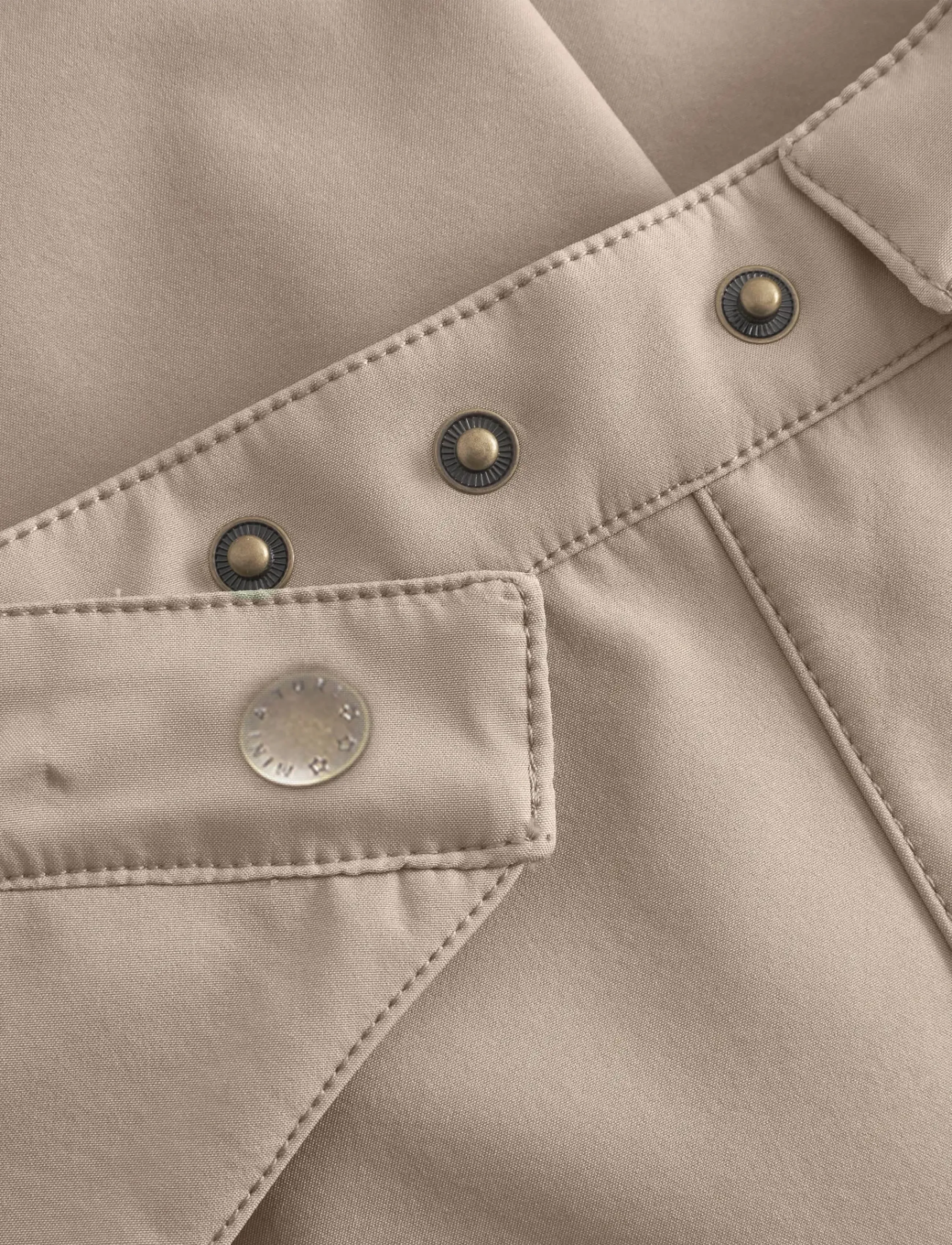 MINI A TURE - MATAIANO softshell pants. GRS - softshellbyxor - grey brown - 4