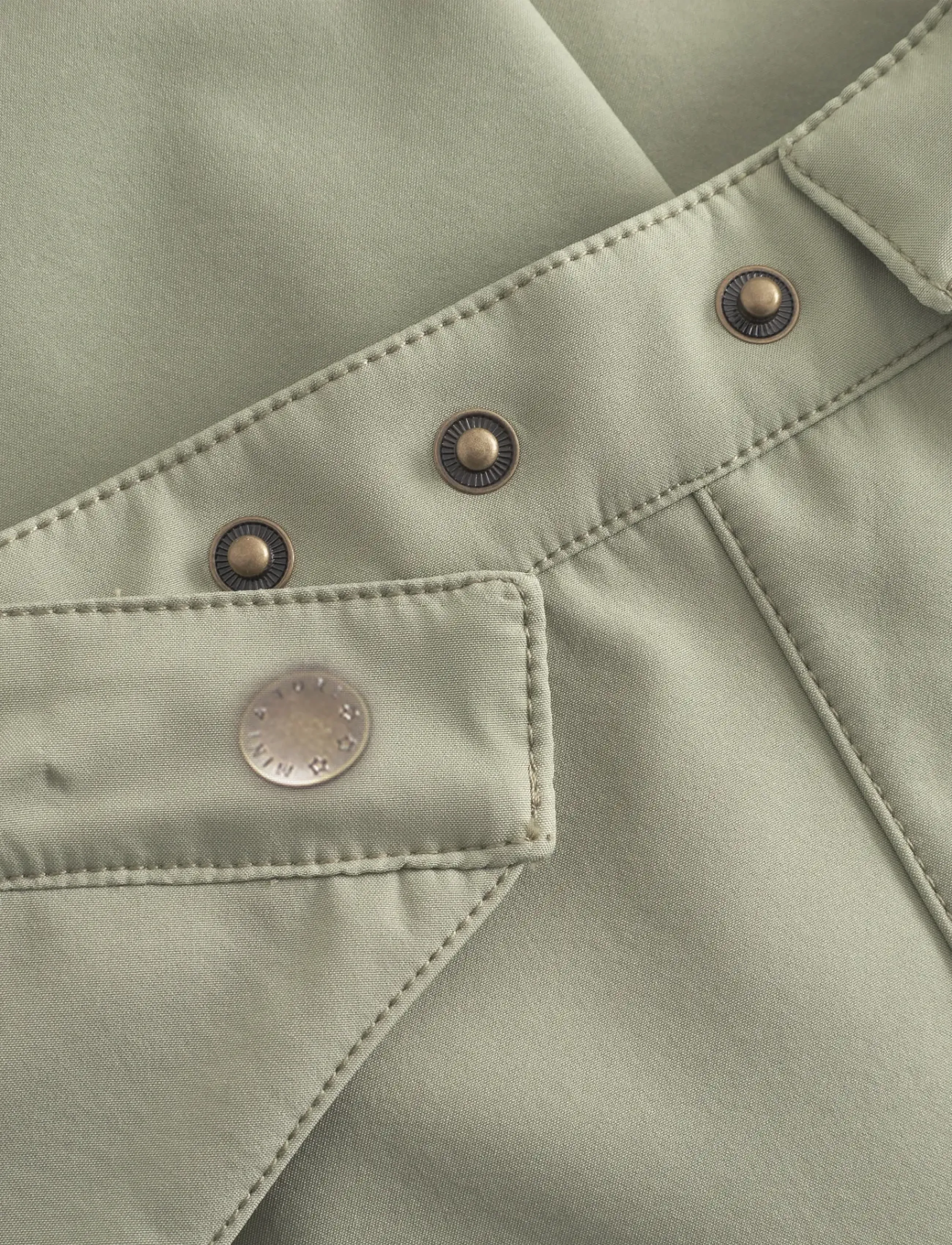MINI A TURE - MATAIANO softshell pants. GRS - softshell trousers - tea green - 2