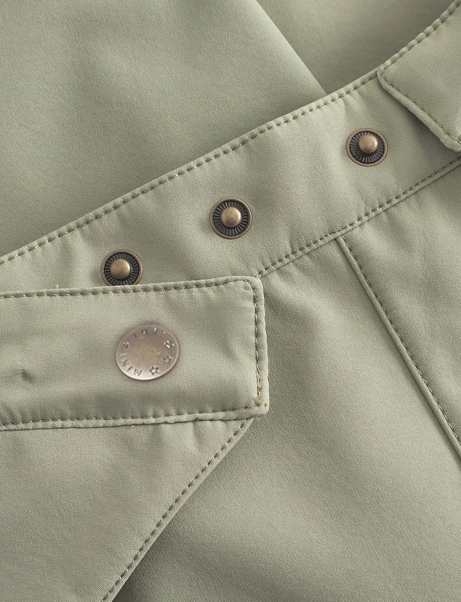 MINI A TURE - MATAIANO softshell pants. GRS - softshell trousers - tea green - 2