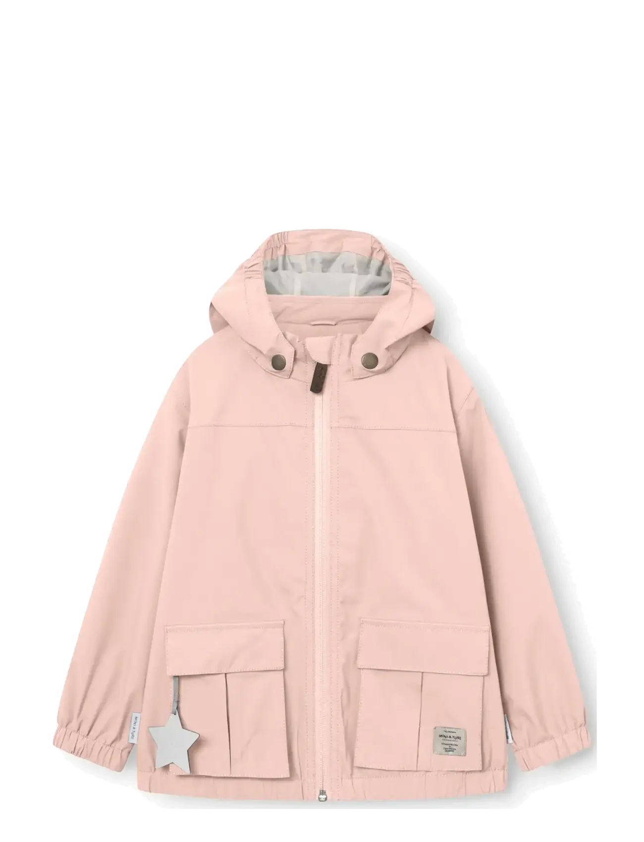 MINI A TURE Materly Lightweight Tech Jacket. Grs, 5Y/110, Pink, Regntøj > Jakker, Børn