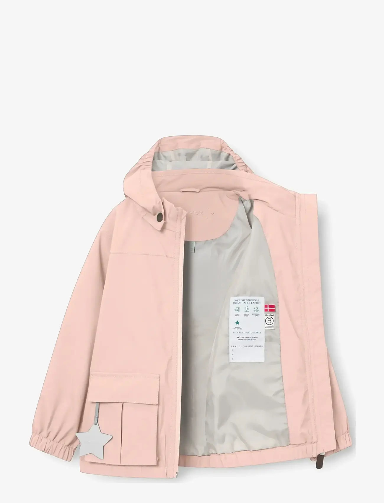 MINI A TURE - MATERLY lightweight tech jacket. GRS - vihmajoped - cloudy rose - 2