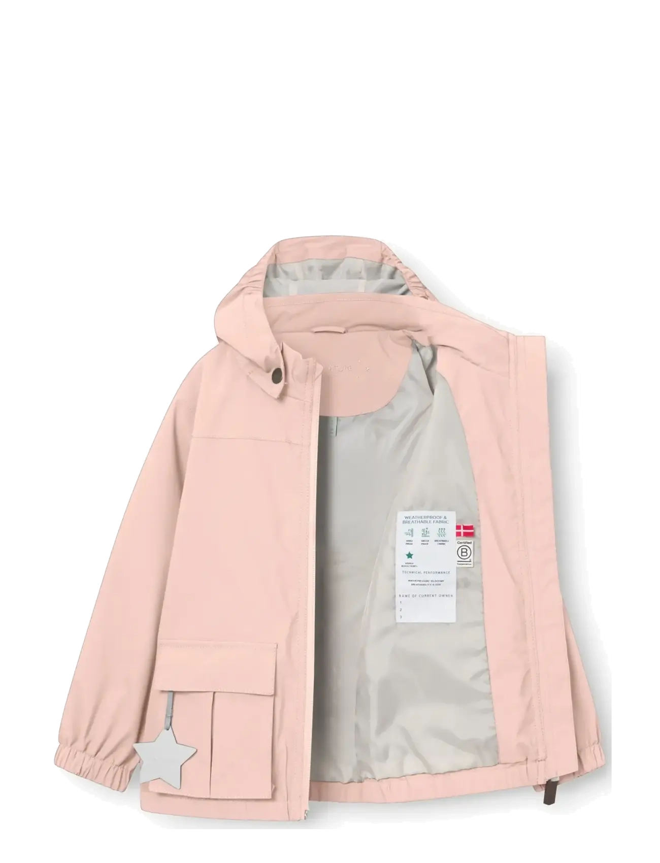 MINI A TURE - MATERLY lightweight tech jacket. GRS - rain jackets - cloudy rose - 2