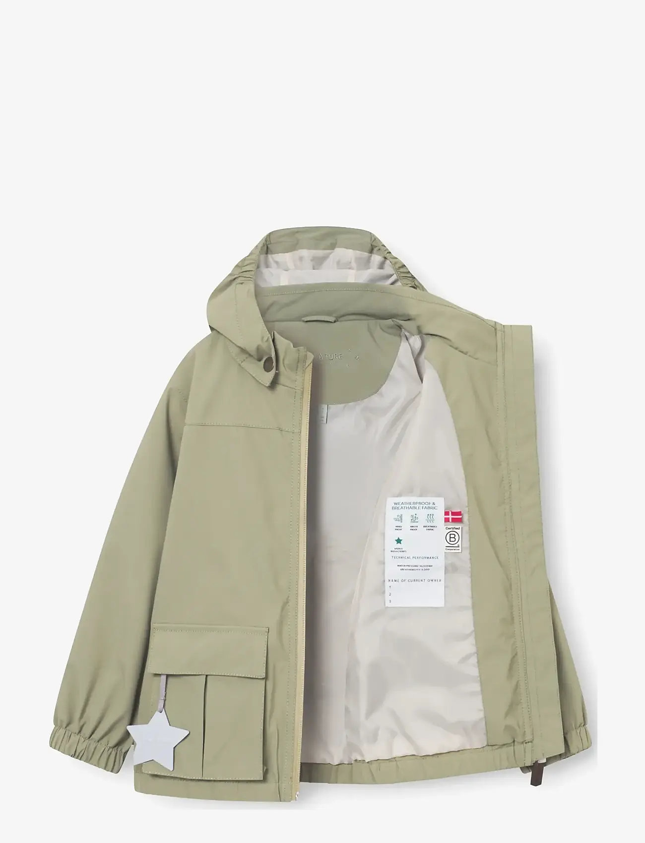 MINI A TURE - MATERLY lightweight tech jacket. GRS - regnjakker - vert - 3