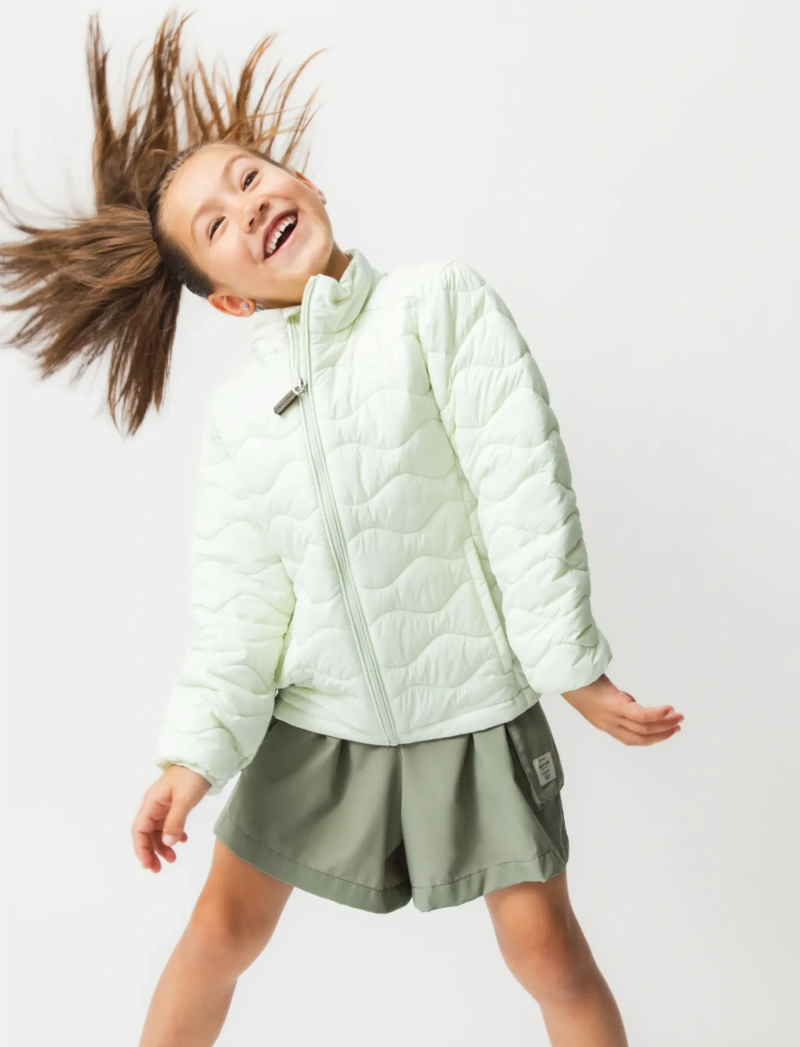 MINI A TURE Matnava Lightweight Puffer Jacket. Grs, 13Y/158, Jackets & Coats, Grün - Quilted Jackets, Kinder