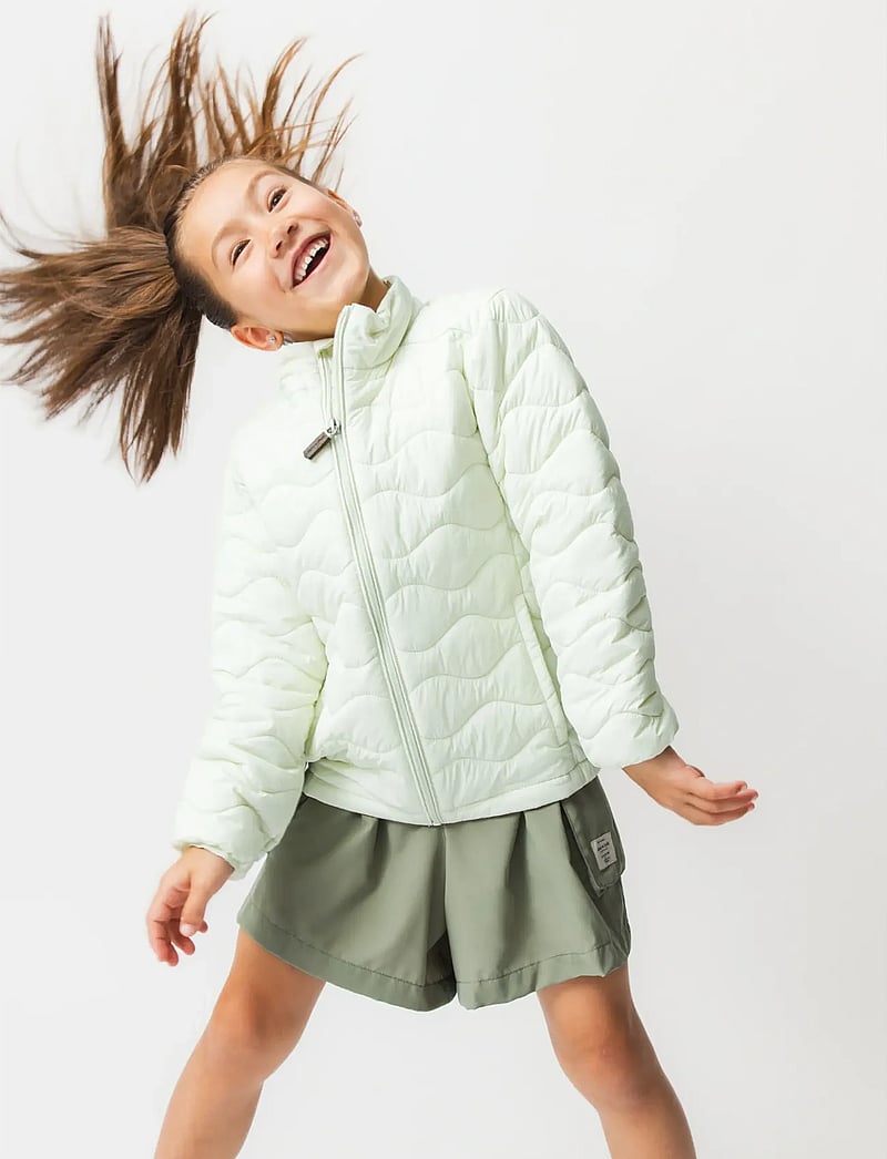 MINI A TURE - MATNAVA lightweight puffer jacket. GRS - quiltede jakker - canary green - 0