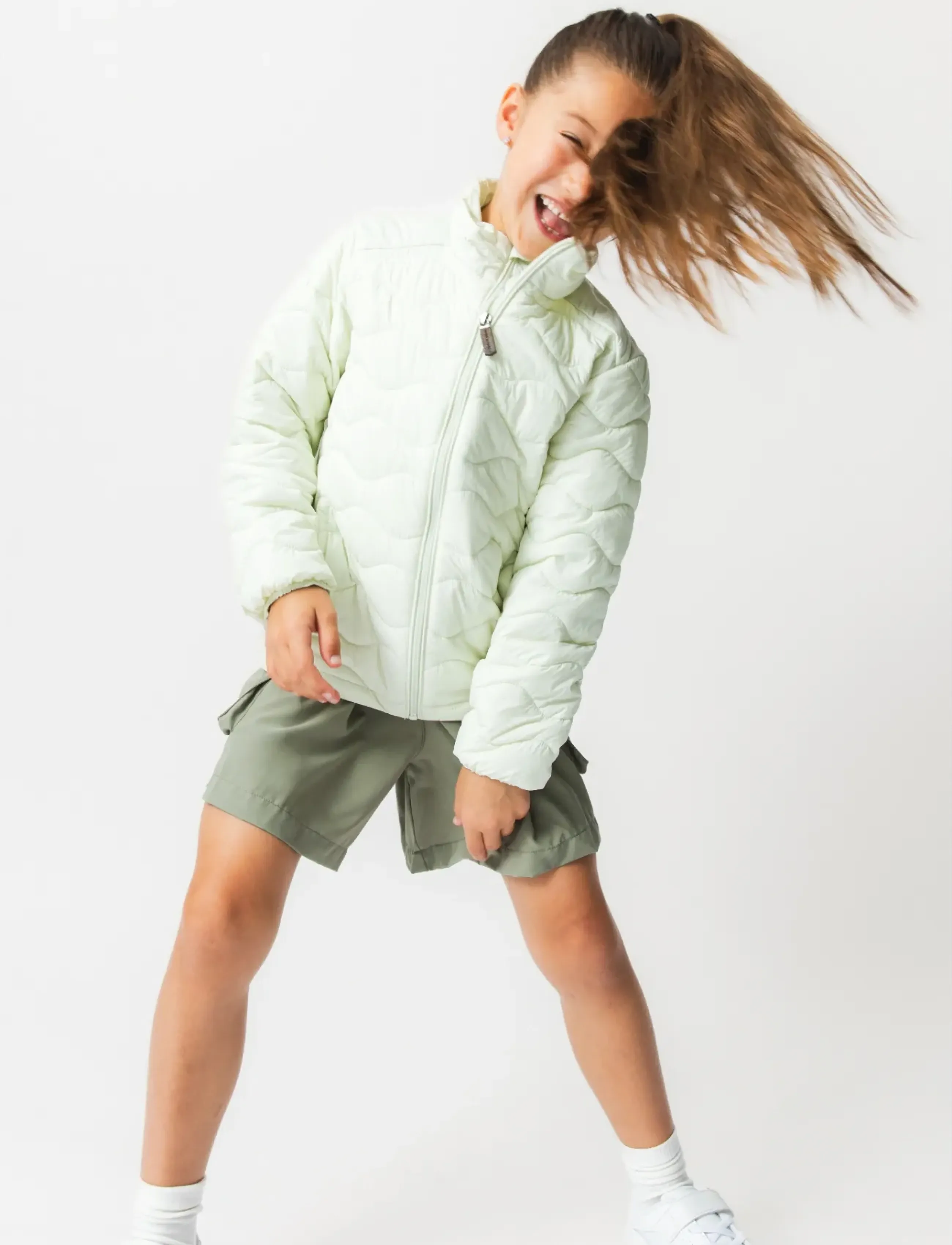 MINI A TURE - MATNAVA lightweight puffer jacket. GRS - steppjacken - canary green - 5