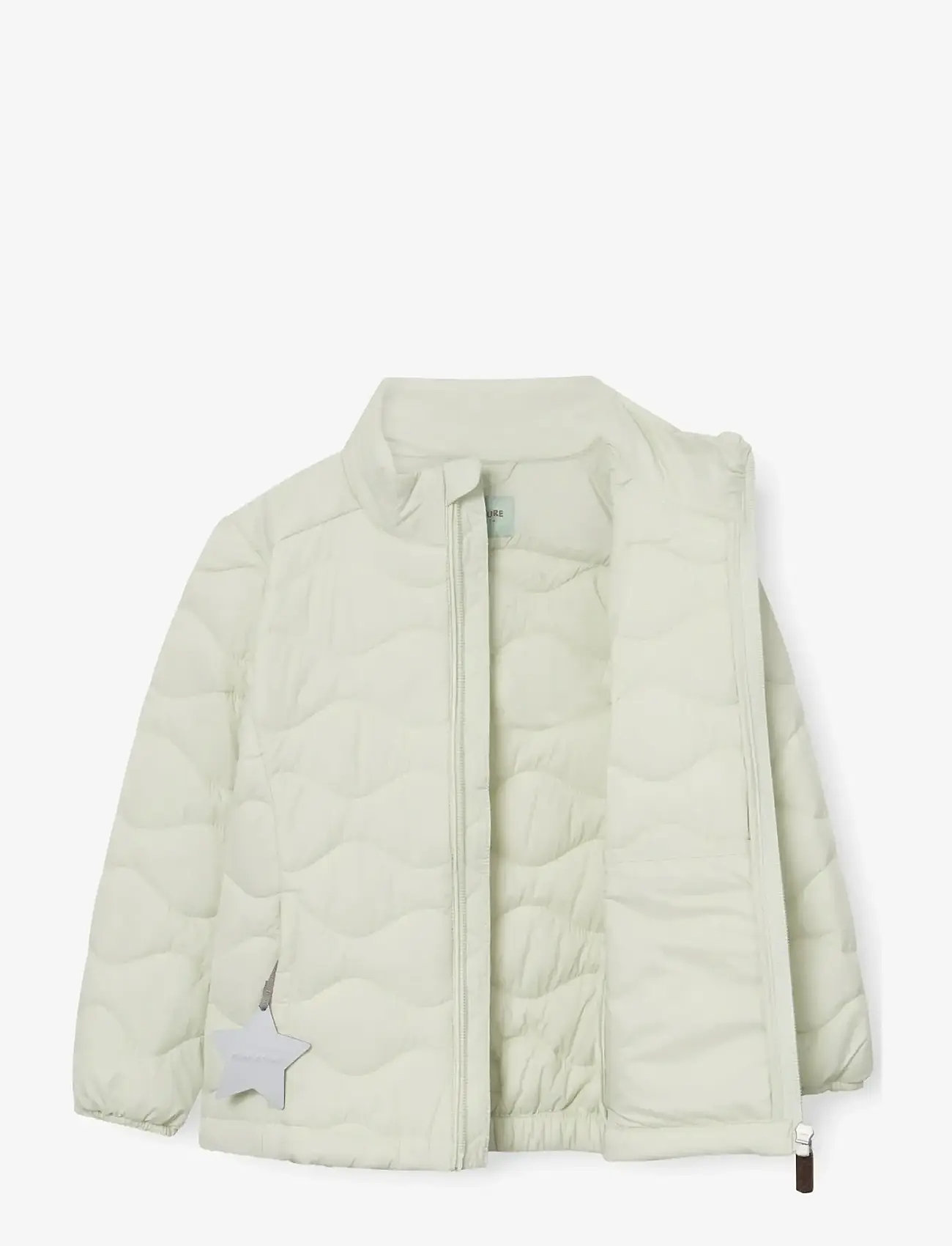 MINI A TURE - MATNAVA lightweight puffer jacket. GRS - quiltede jakker - canary green - 3