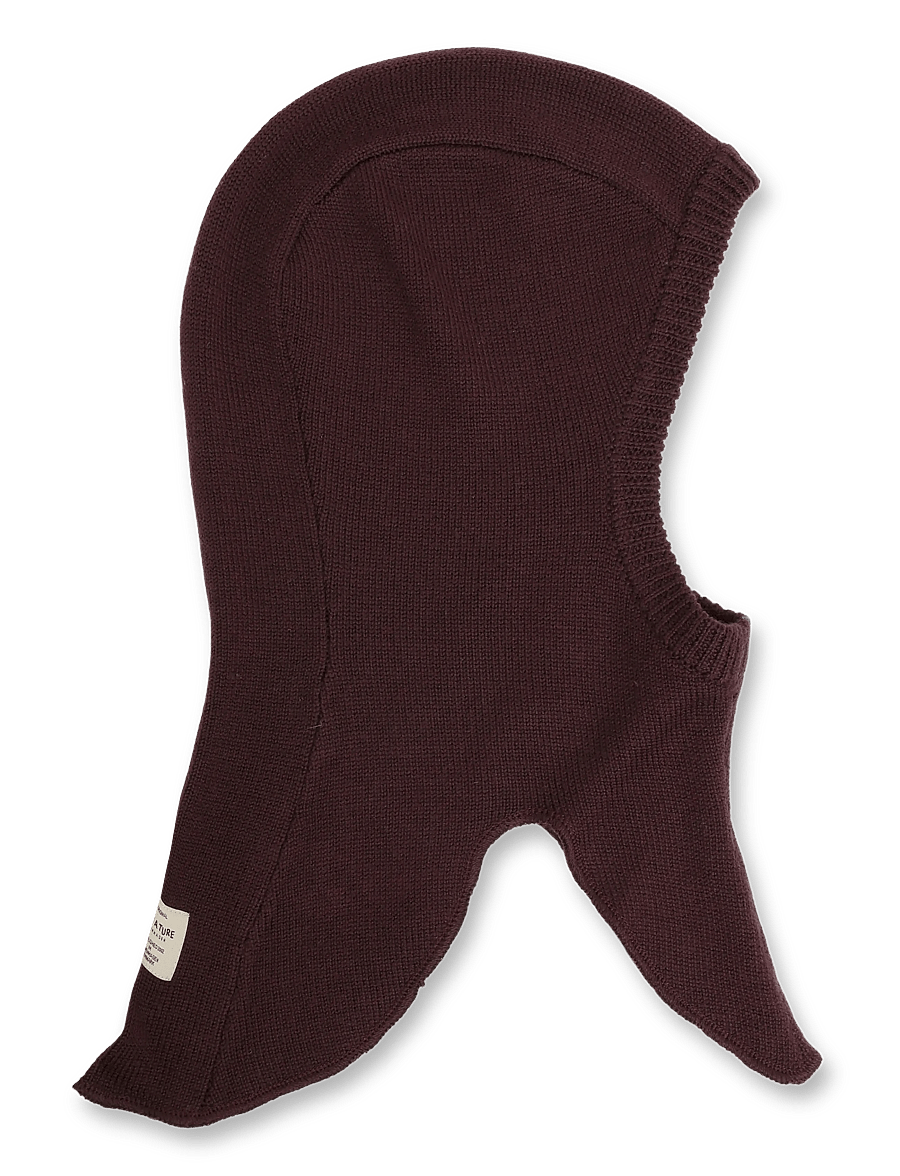 MINI A TURE - MATKEA light balaclava. RWS - vinter tilbehør - fudge aubergine - 0