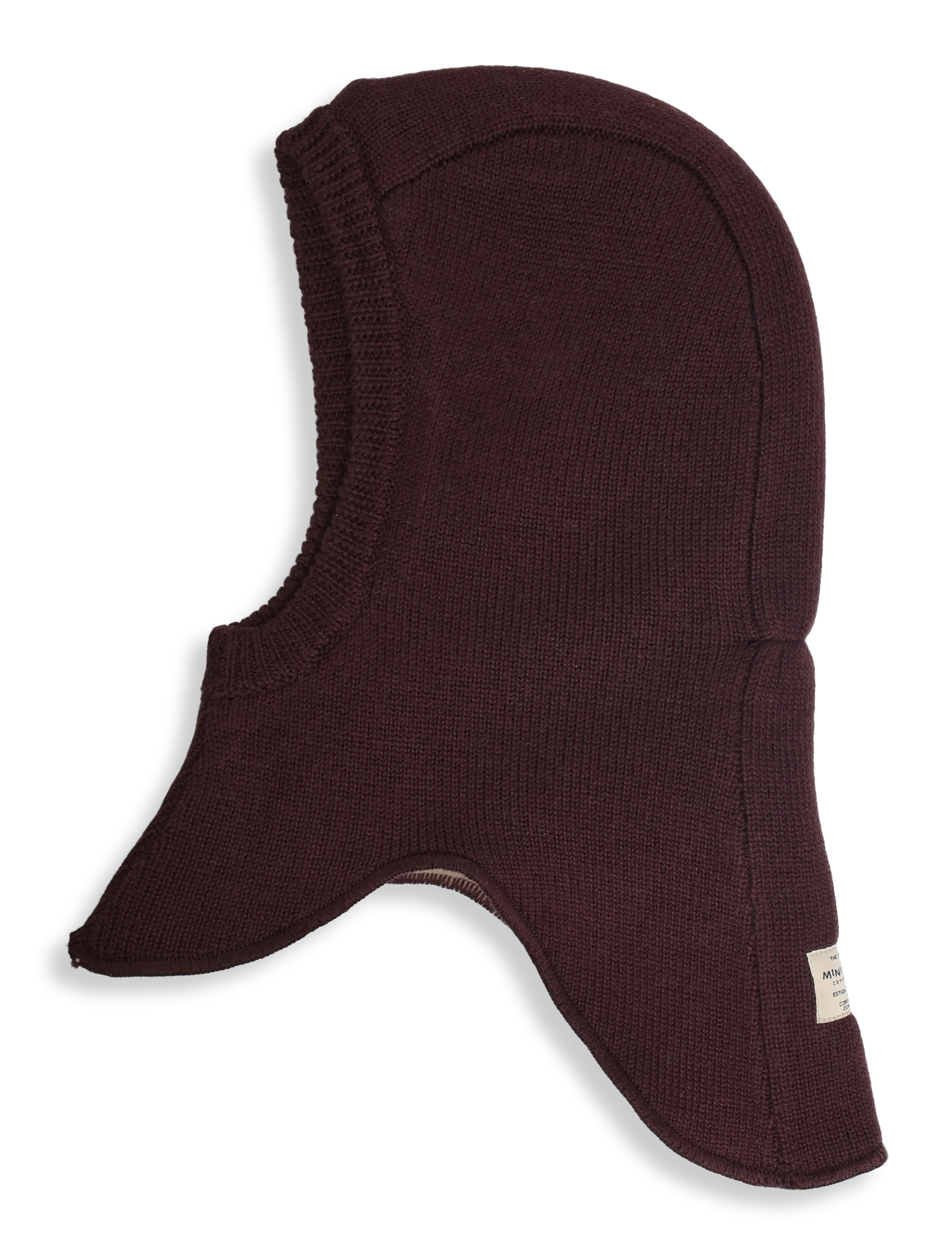 MINI A TURE - MATJORK fleece lined balaclava. RWS - vinteraccessoarer - fudge aubergine - 2
