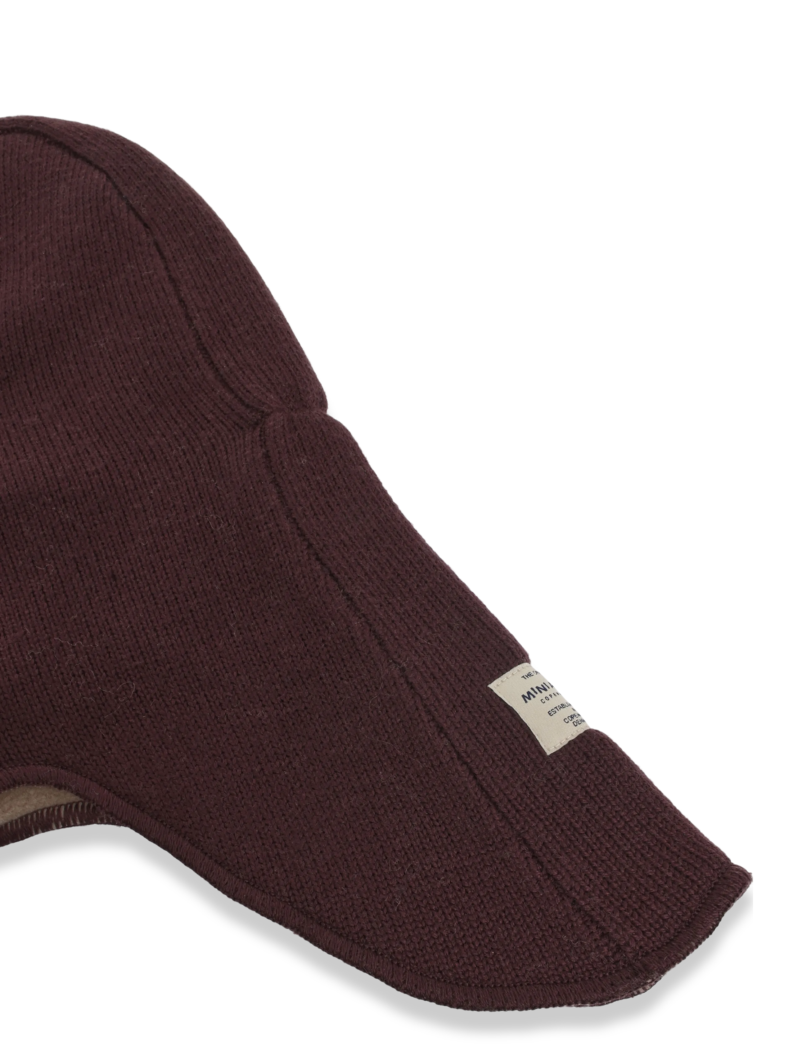 MINI A TURE - MATJORK fleece lined balaclava. RWS - vinteraccessoarer - fudge aubergine - 3