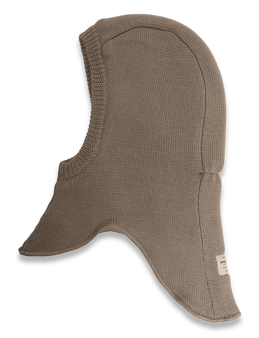 MINI A TURE - MATJORK fleece lined balaclava. RWS - vinteraccessoarer - grey brown - 1
