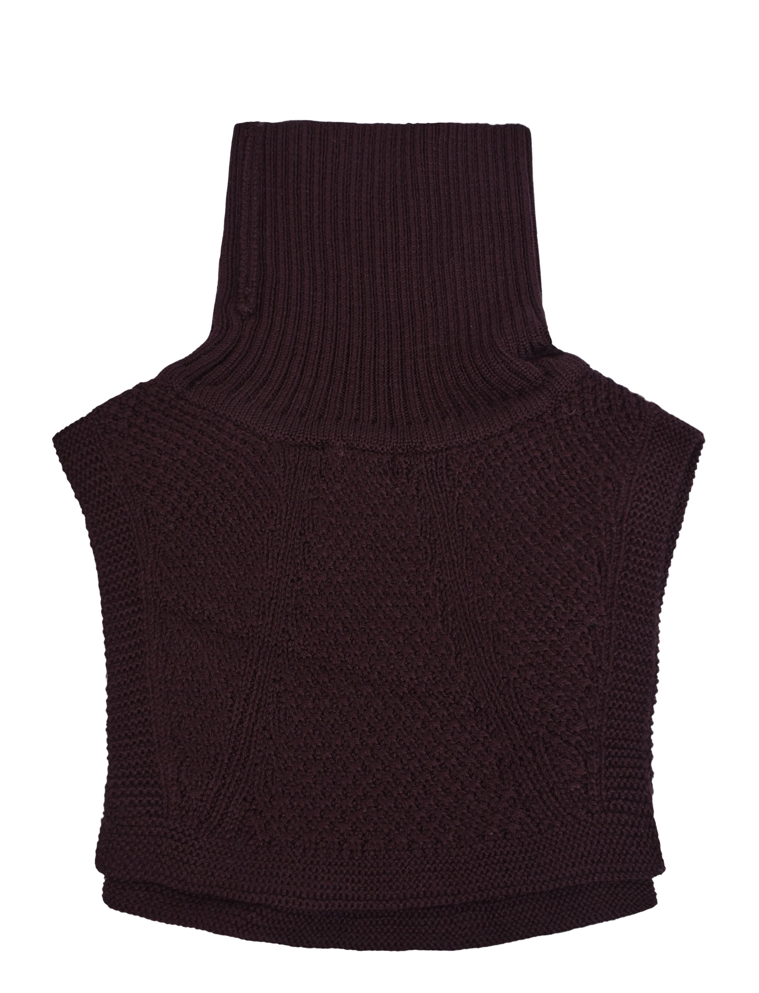 MINI A TURE - MATTAYLER neckwarmer. RWS - halsvärmare - fudge aubergine - 1