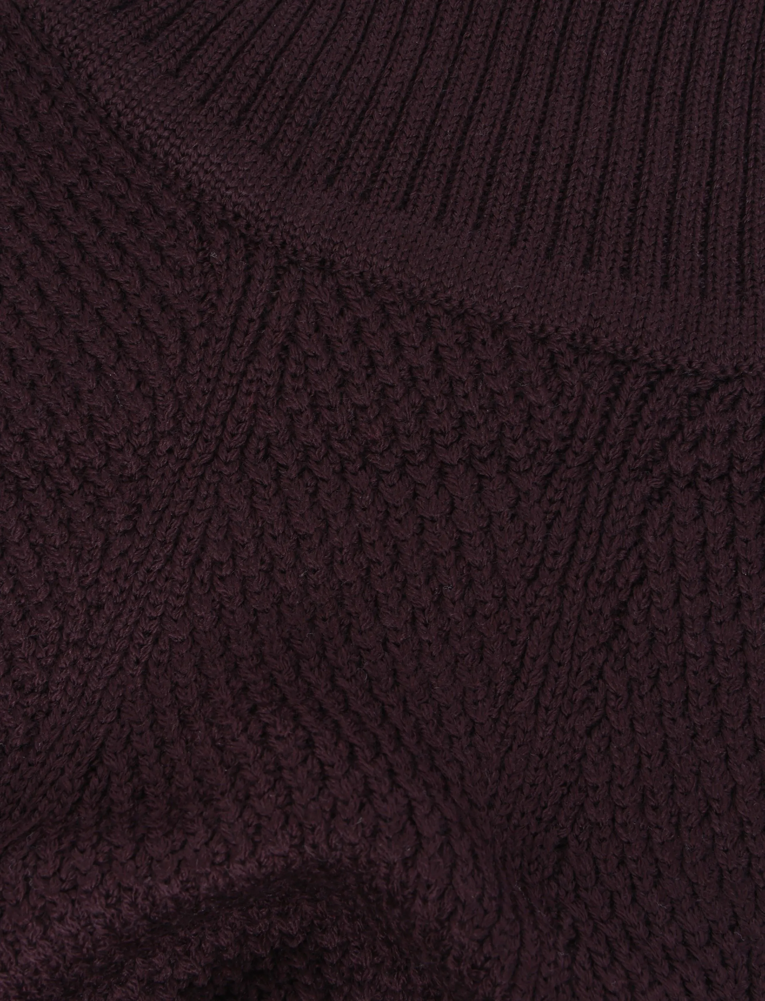 MINI A TURE - MATTAYLER neckwarmer. RWS - halsvärmare - fudge aubergine - 2