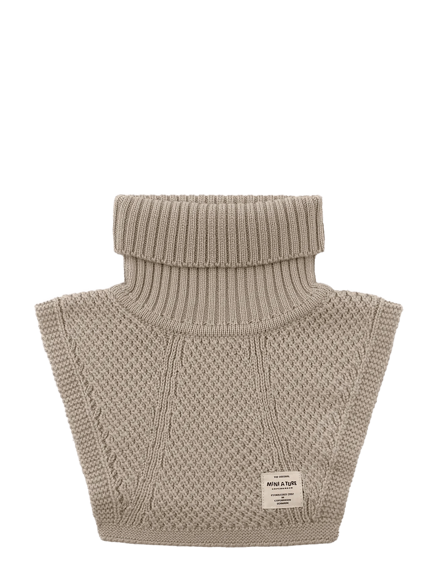 MINI A TURE - MATTAYLER neckwarmer. RWS - halswärmer - grey brown - 0