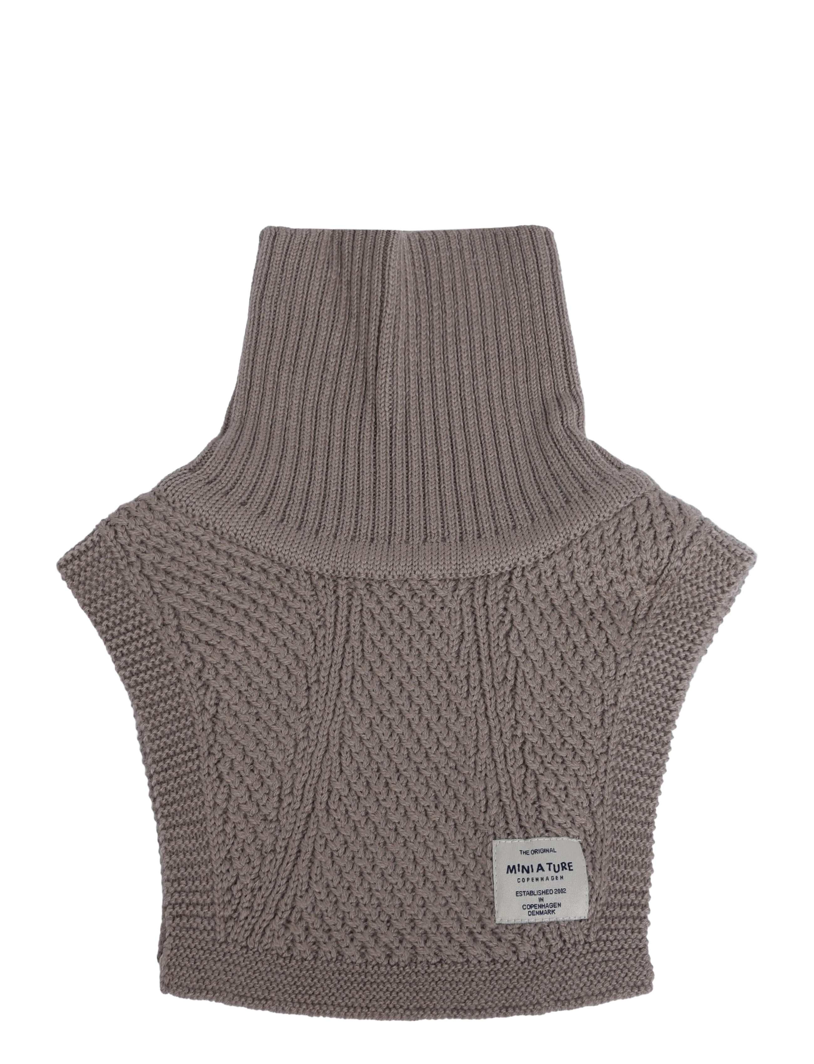 MINI A TURE MATTAYLER neckwarmer. RWS - MINI A TURE - GREY BROWN / beige