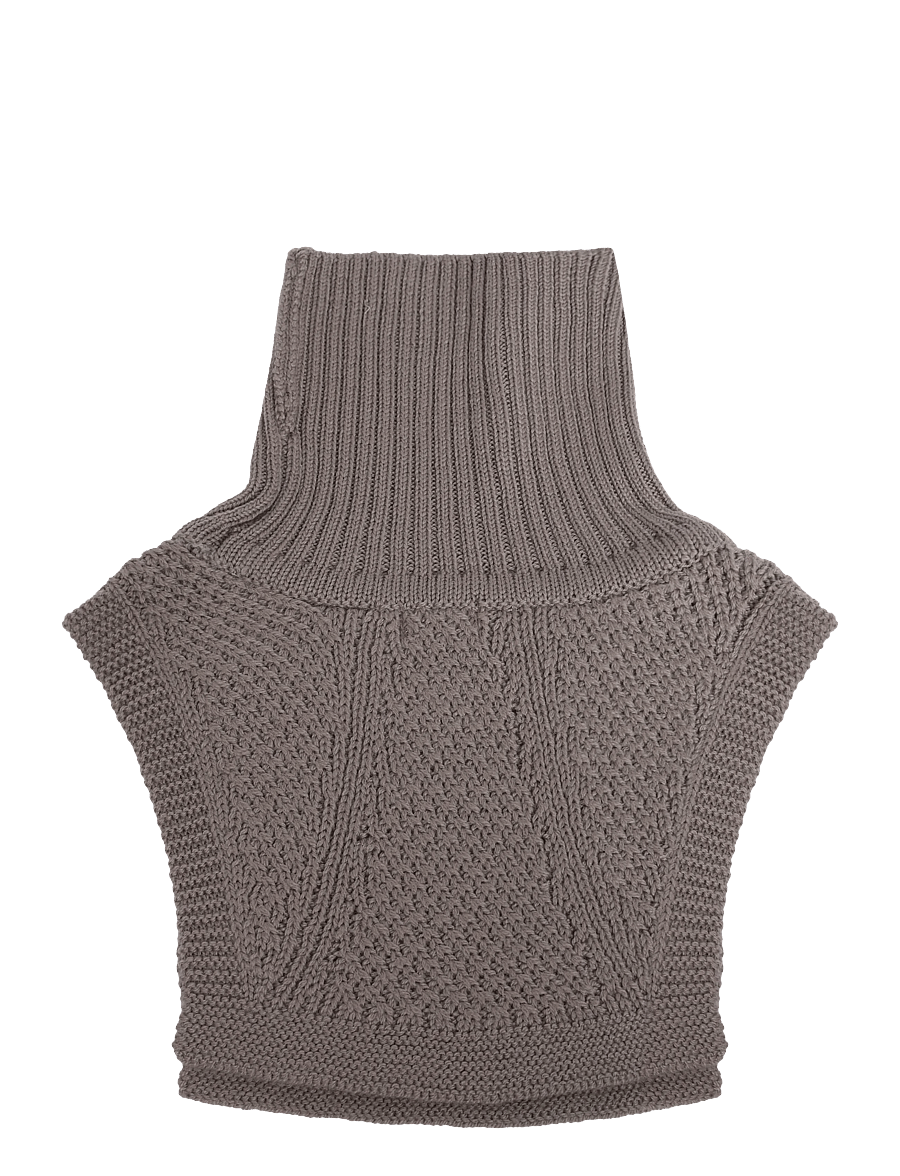 MINI A TURE - MATTAYLER neckwarmer. RWS - kaelussallid - grey brown - 1
