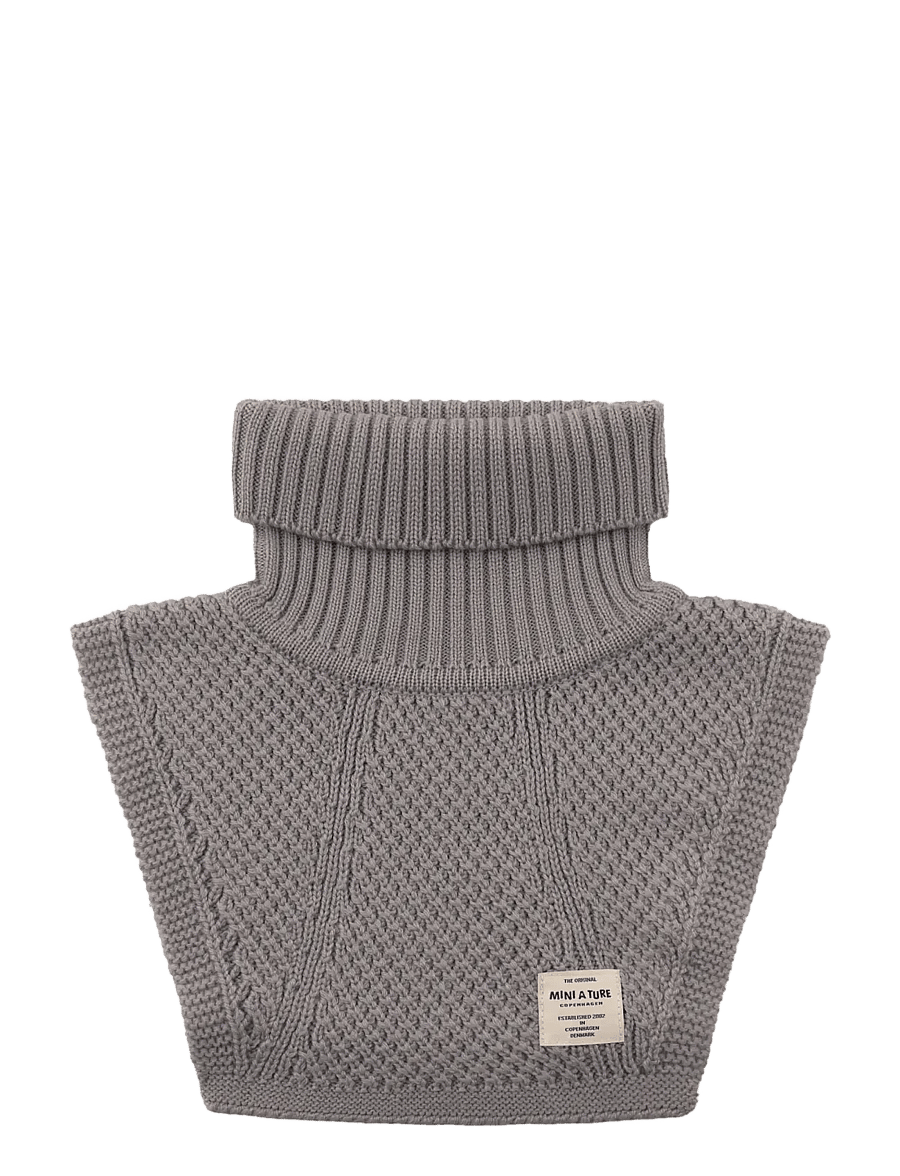 MINI A TURE - MATTAYLER neckwarmer. RWS - halsvärmare - plum kitten - 0
