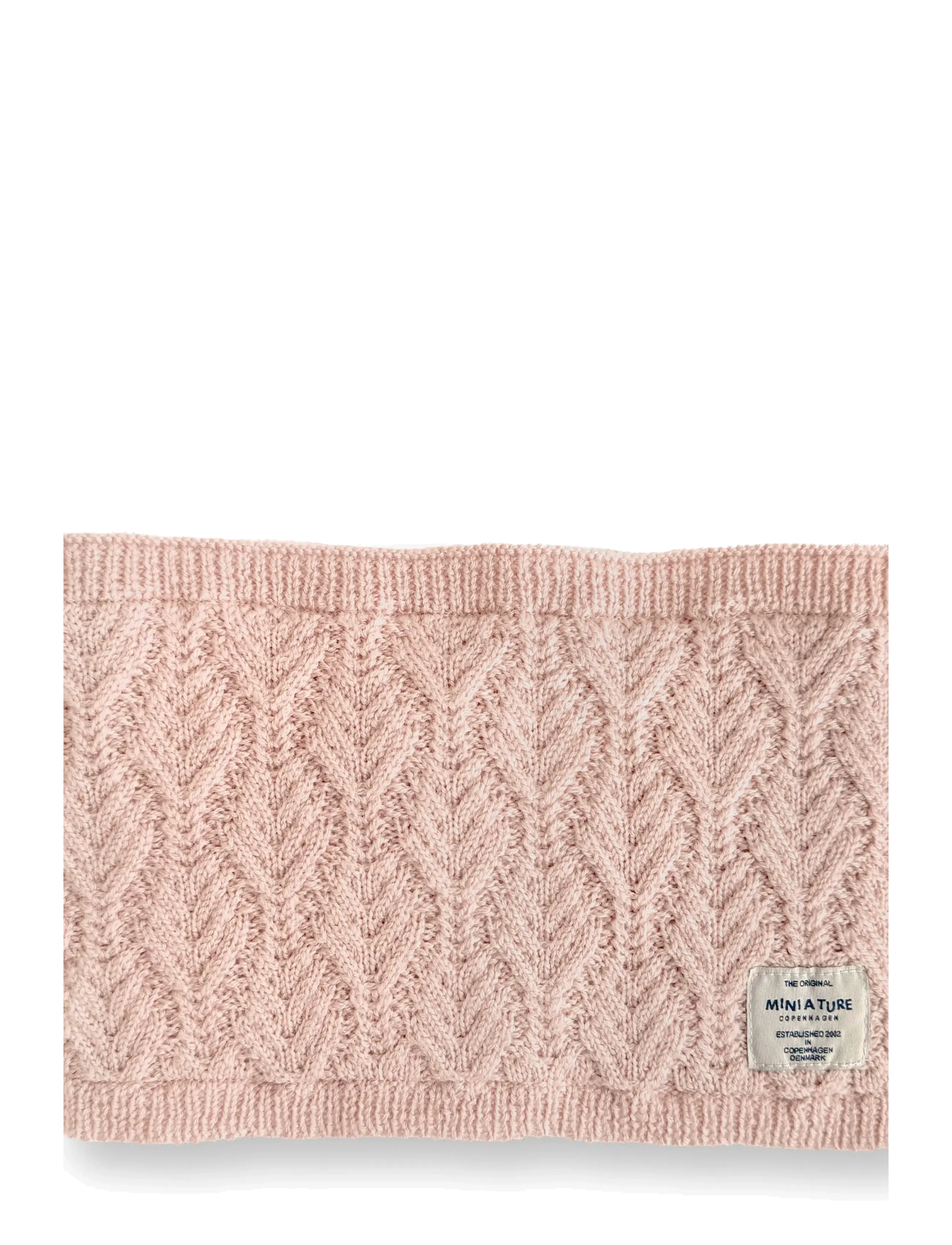 MINI A TURE MATGOI fleece lined neckwarmer. RWS - Barn 98-134 - ADOBE ROSE / pink/rose
