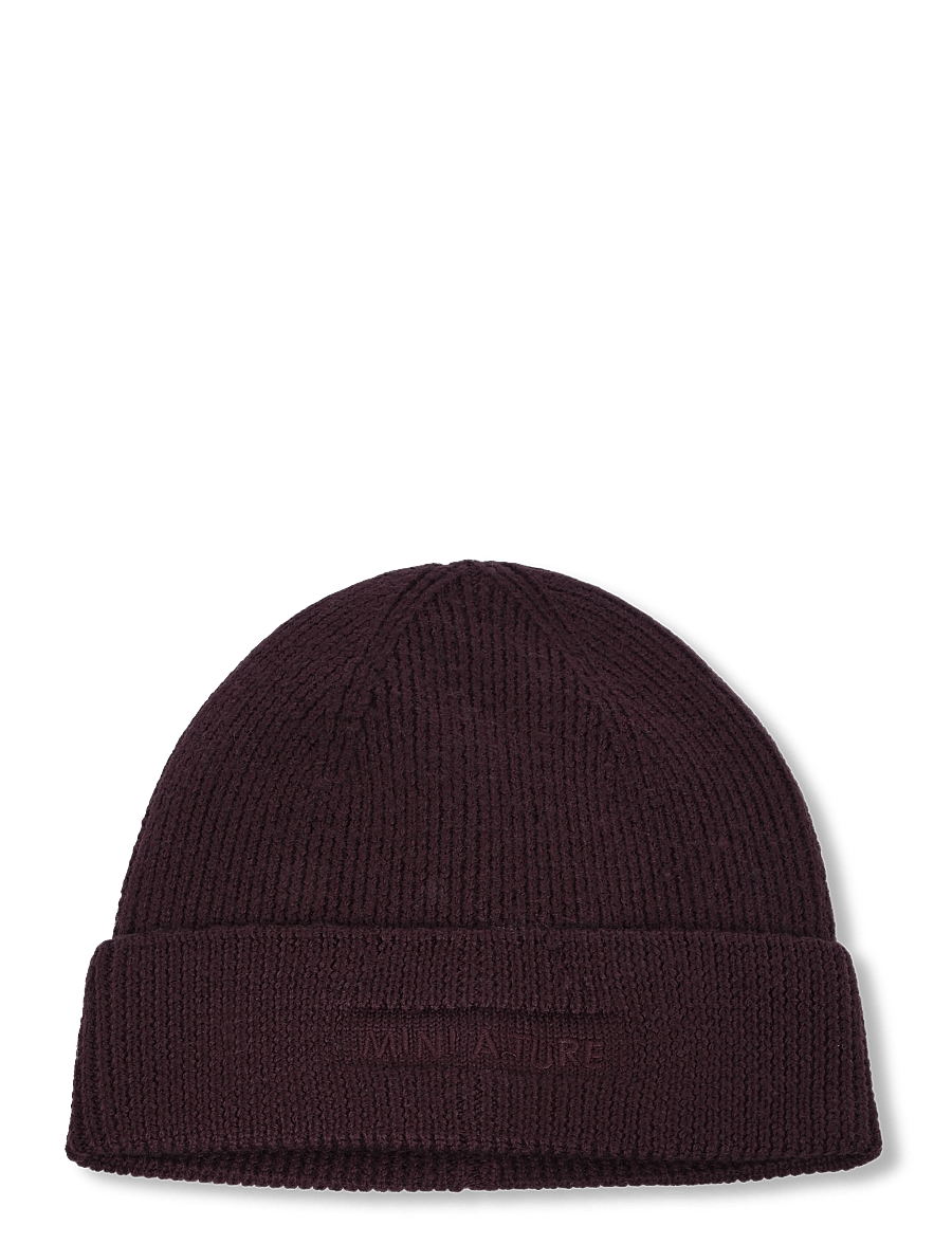 MINI A TURE - MATBOJE beanie. RWS - beanies - fudge aubergine - 1