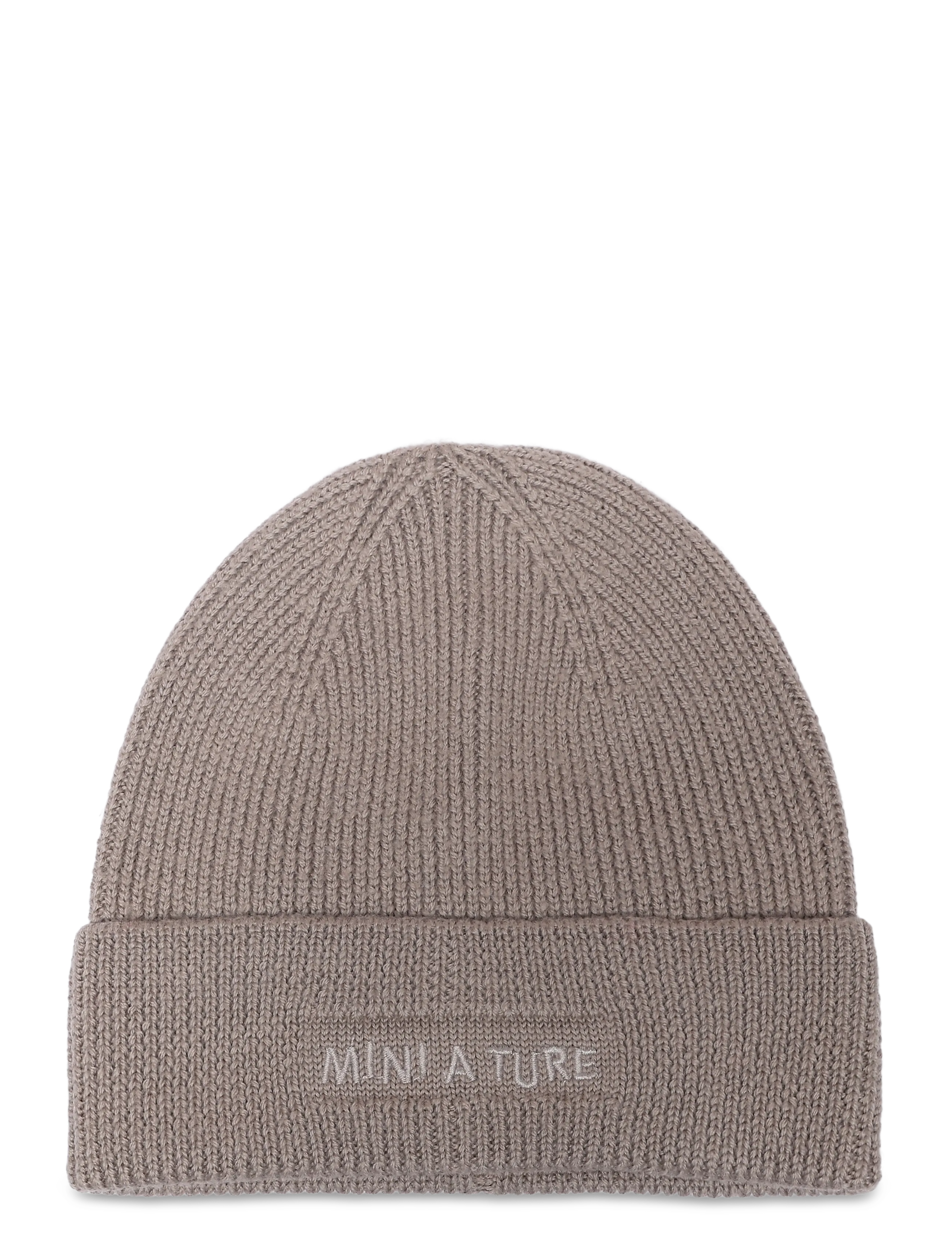 MINI A TURE - MATBOJE beanie. RWS - beanies - grey brown - 1