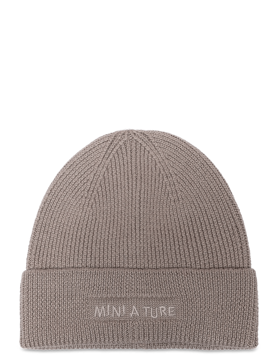 MINI A TURE - MATBOJE beanie. RWS - beanies - grey brown - 1