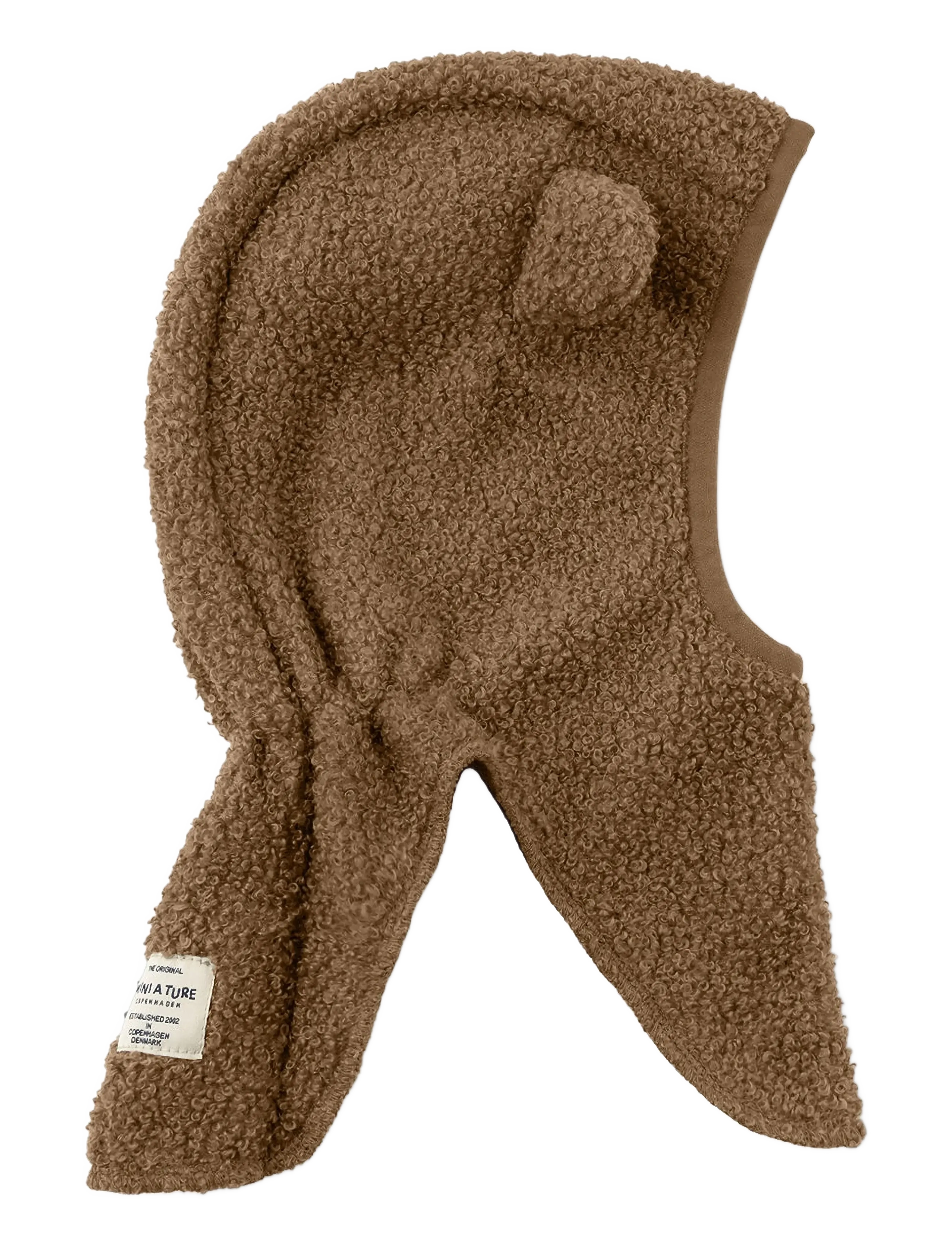 MINI A TURE MATJEFFI teddyfleece balaclava. GRS - Tagasi kooli - OTTER BROWN / brown